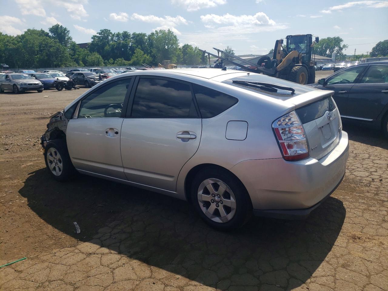 2007 Toyota Prius Base Silver vin: JTDKB20U977684047