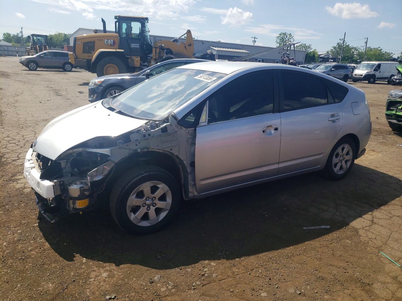 2007 Toyota Prius Base Silver vin: JTDKB20U977684047