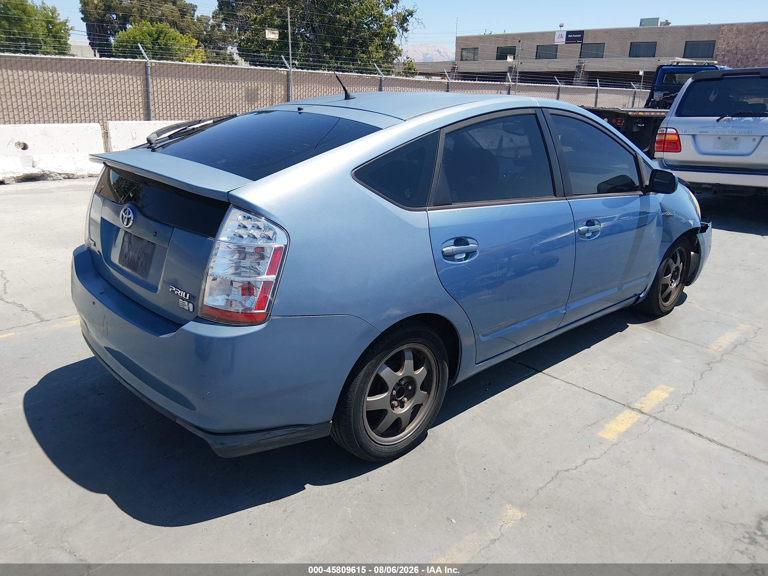 2007 Toyota Prius Touring Blue vin: JTDKB20U977690995