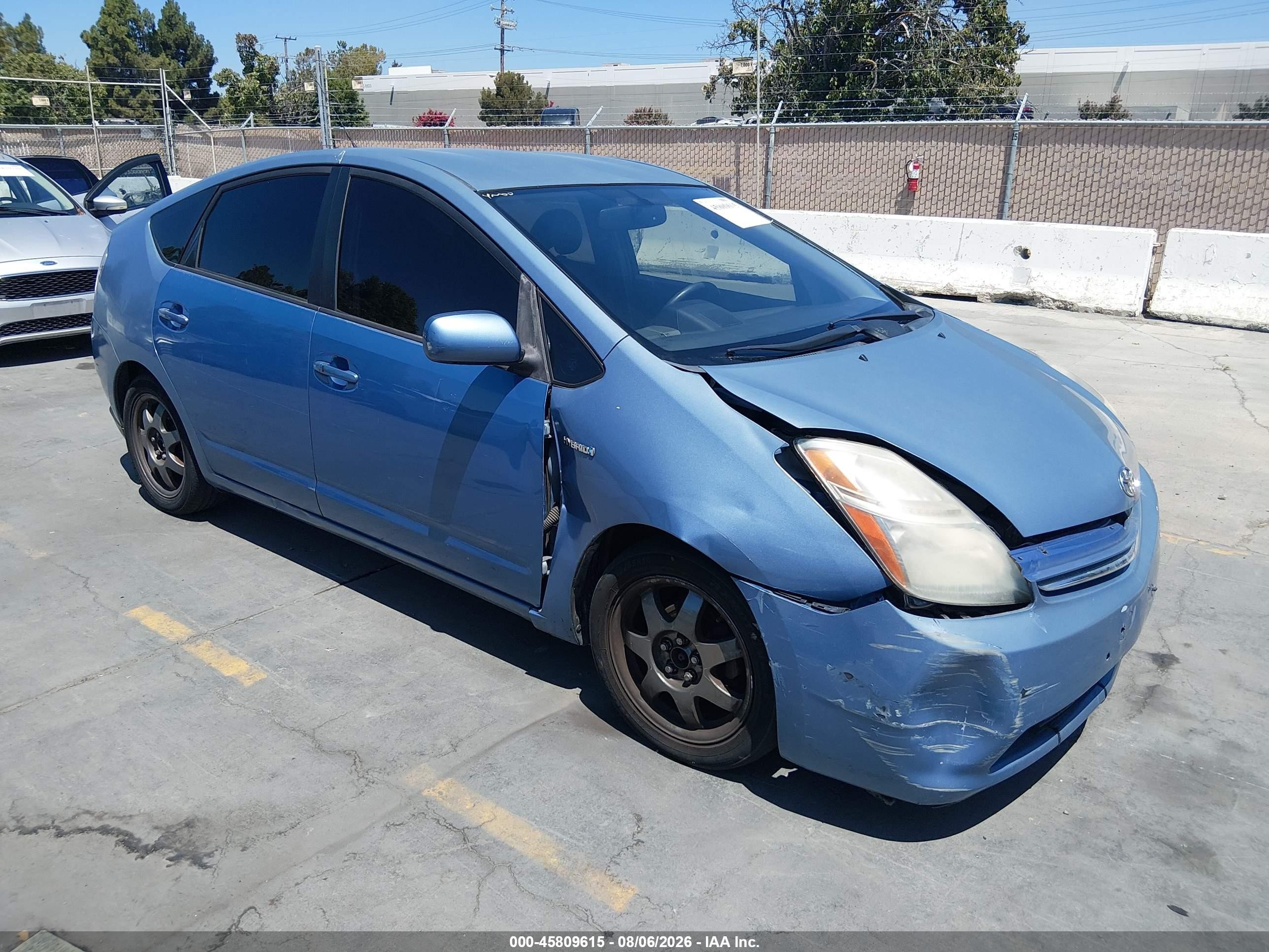 2007 Toyota Prius Touring Blue vin: JTDKB20U977690995