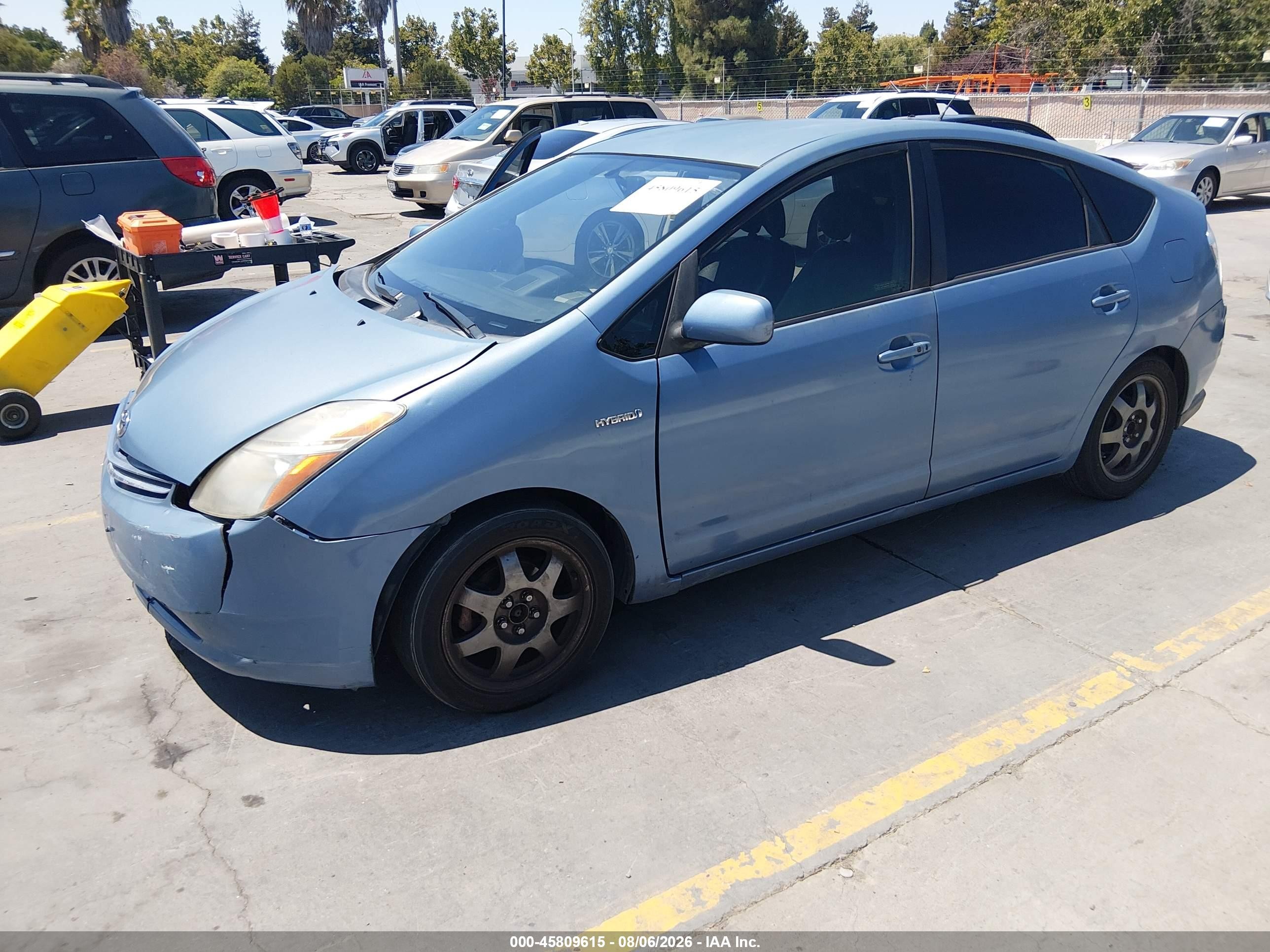 2007 Toyota Prius Touring Blue vin: JTDKB20U977690995