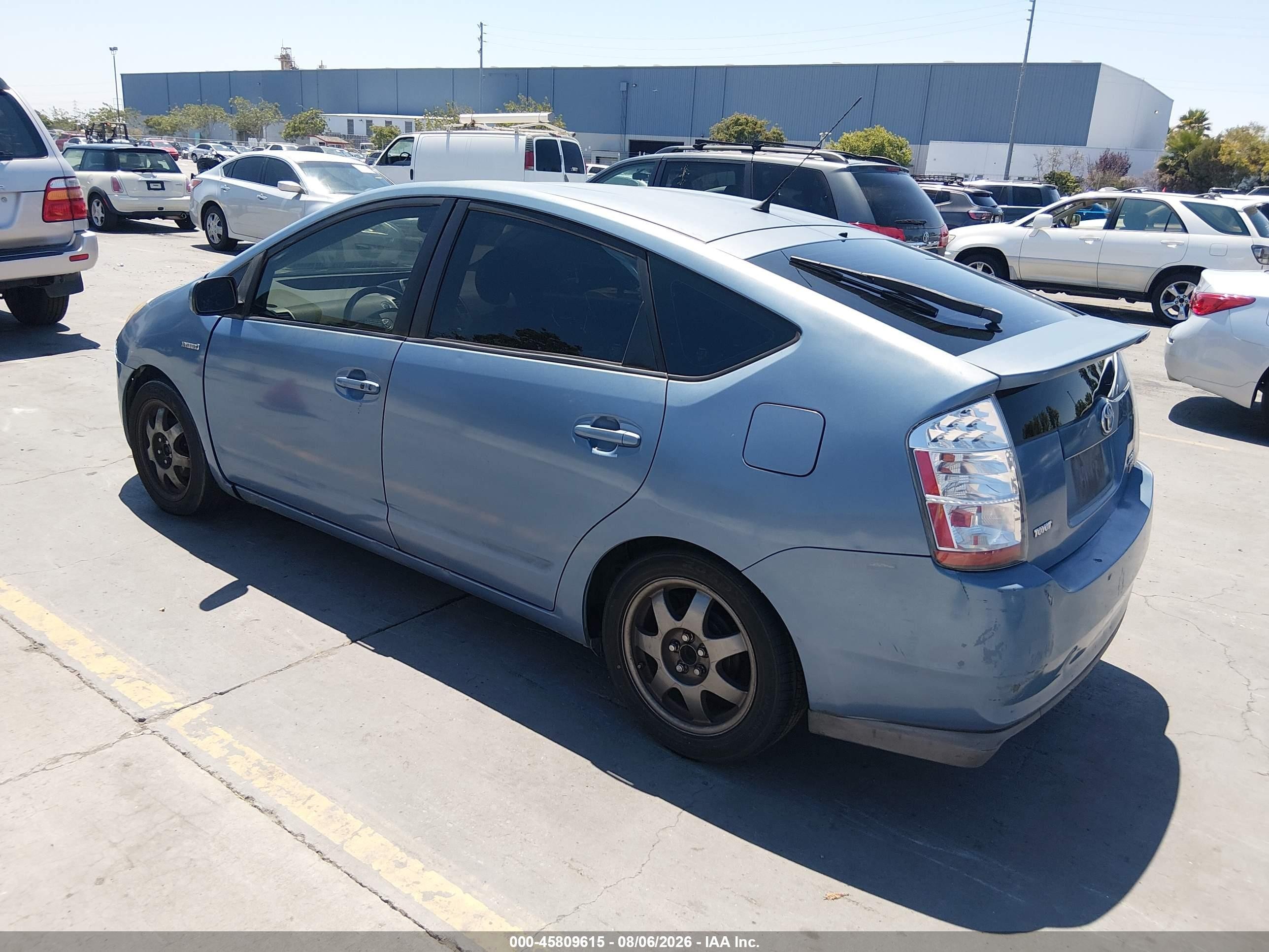 2007 Toyota Prius Touring Blue vin: JTDKB20U977690995