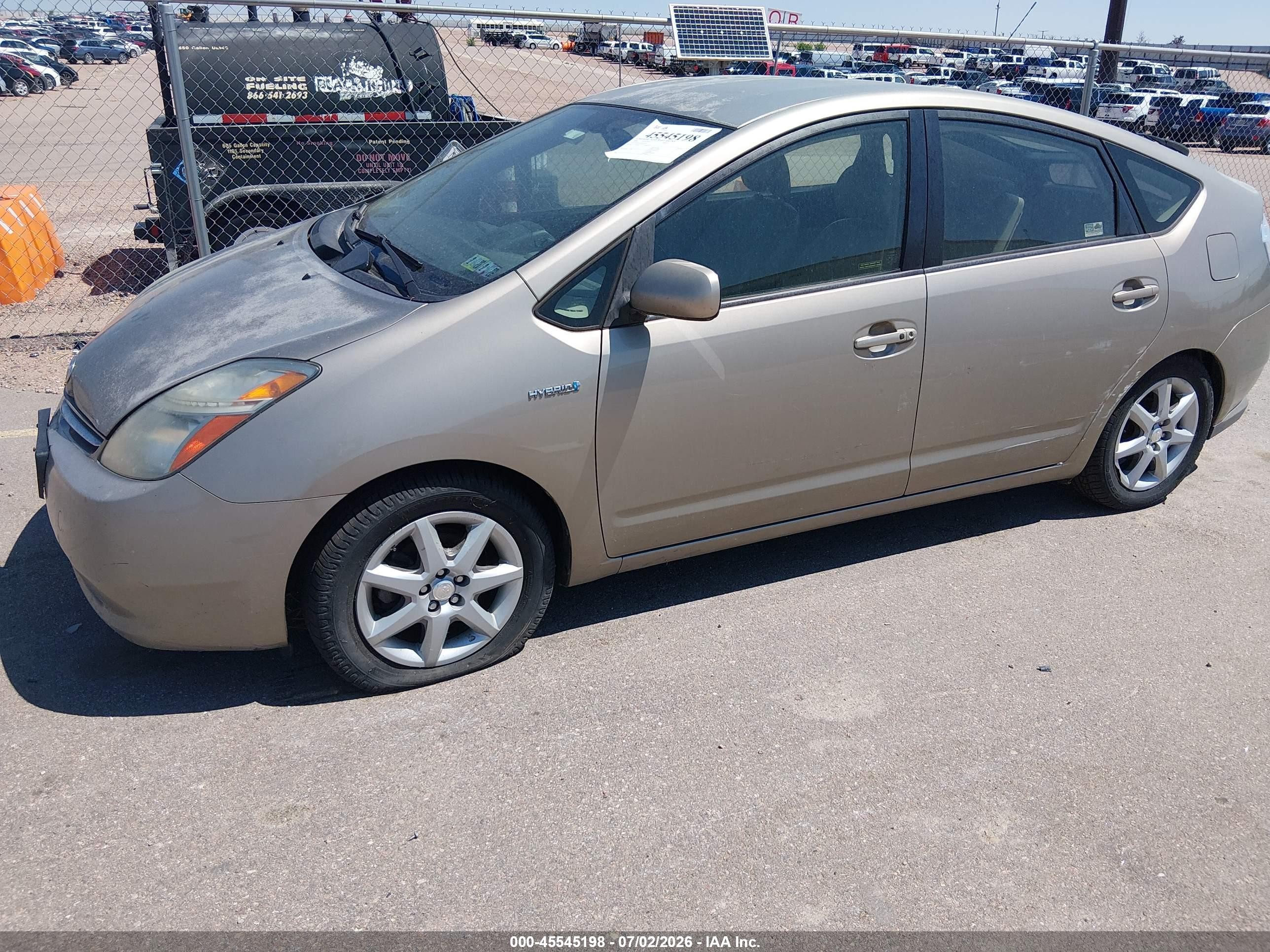 2008 Toyota Prius Touring Gold vin: JTDKB20U983310417