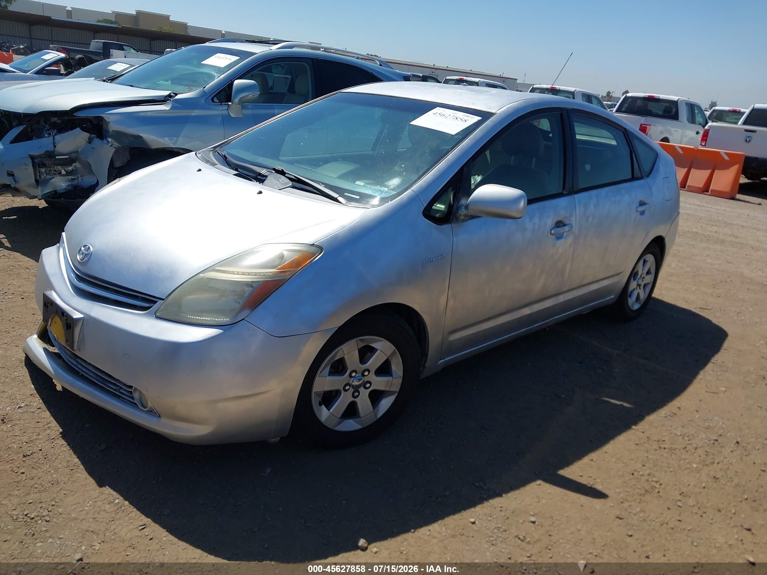 2008 Toyota Prius   Silver vin: JTDKB20U983313902