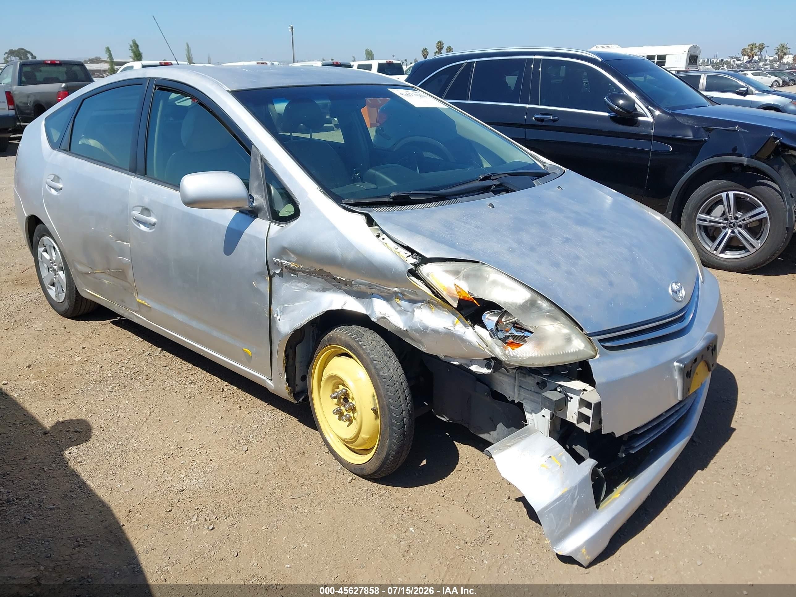 2008 Toyota Prius   Silver vin: JTDKB20U983313902