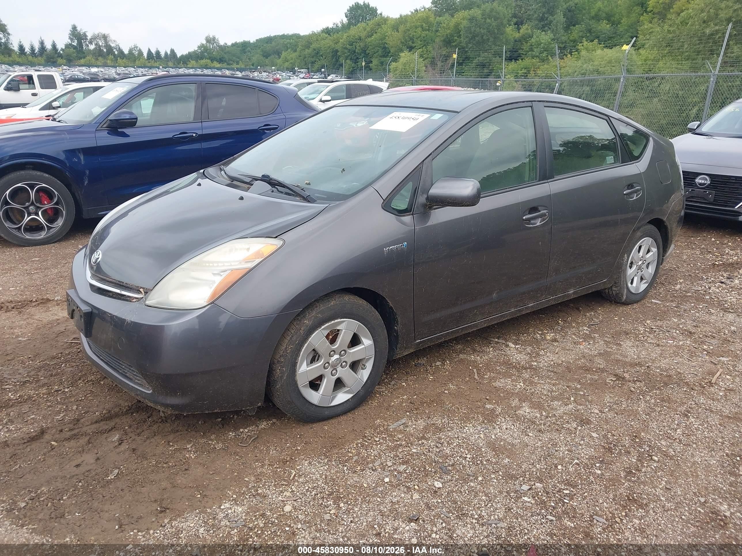 2008 Toyota Prius   Серый vin: JTDKB20U983314452