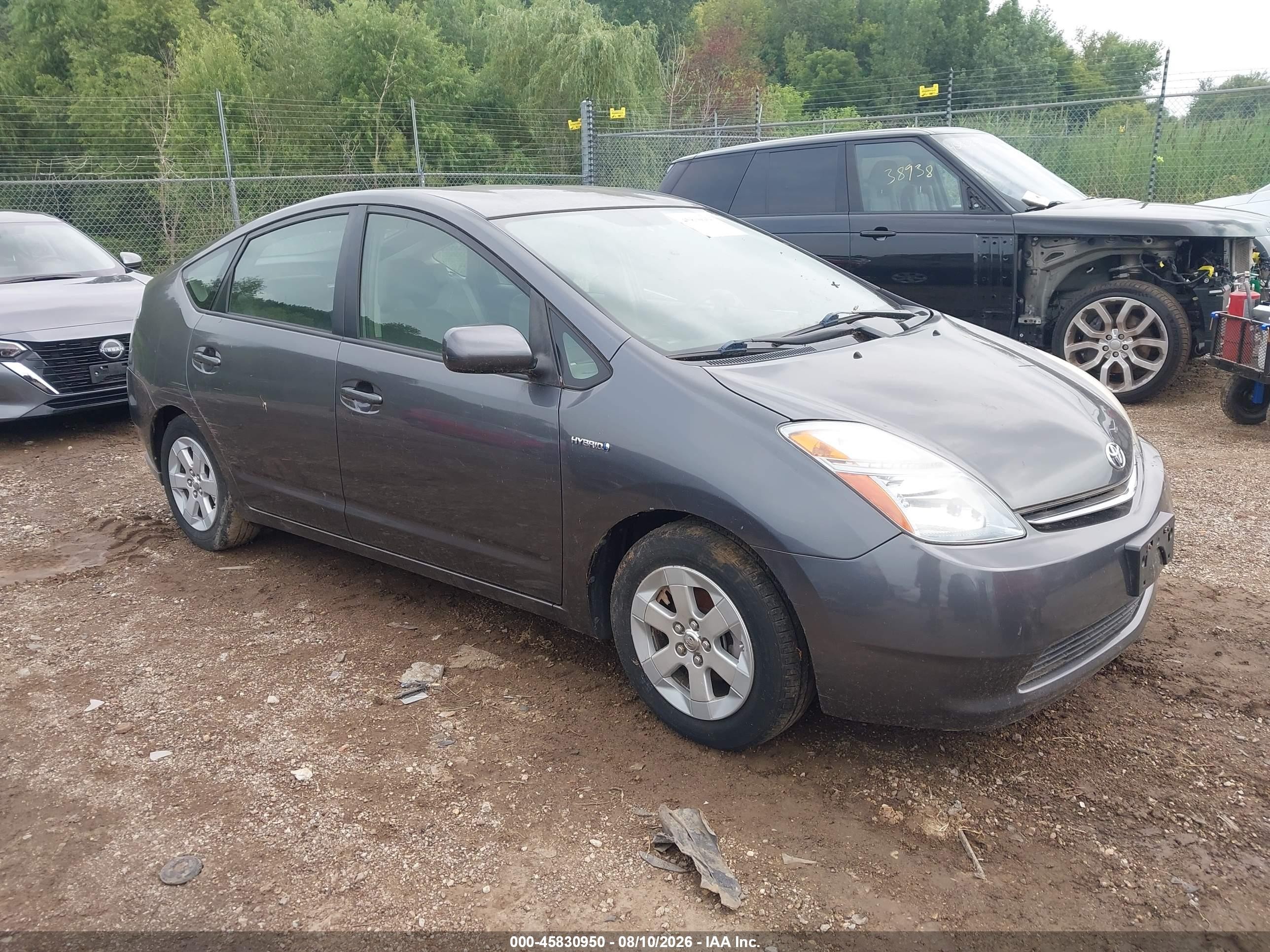 2008 Toyota Prius   Gray vin: JTDKB20U983314452
