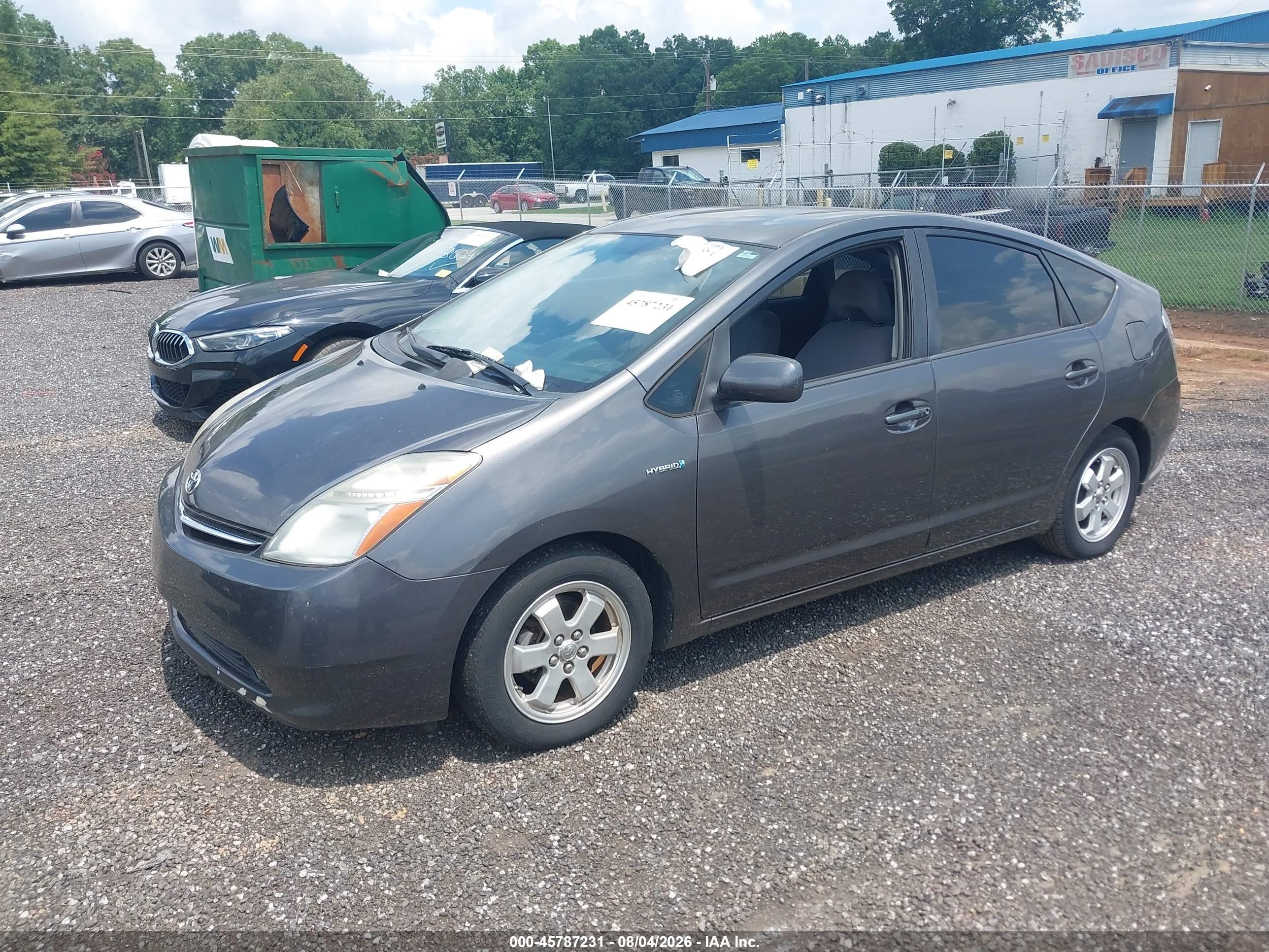 2008 Toyota Prius   Gray vin: JTDKB20U983328660