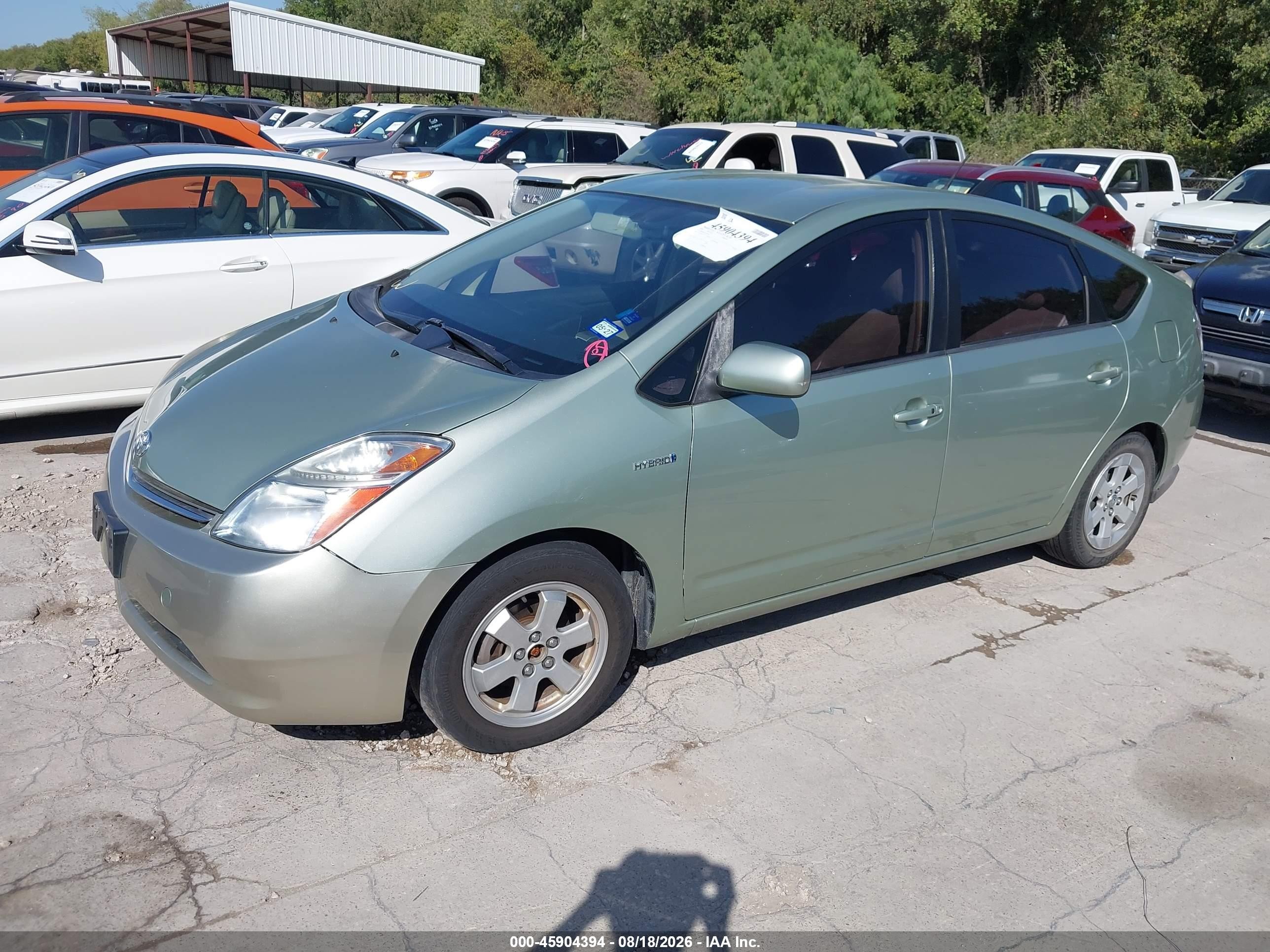 2008 Toyota Prius   Green vin: JTDKB20U983334782