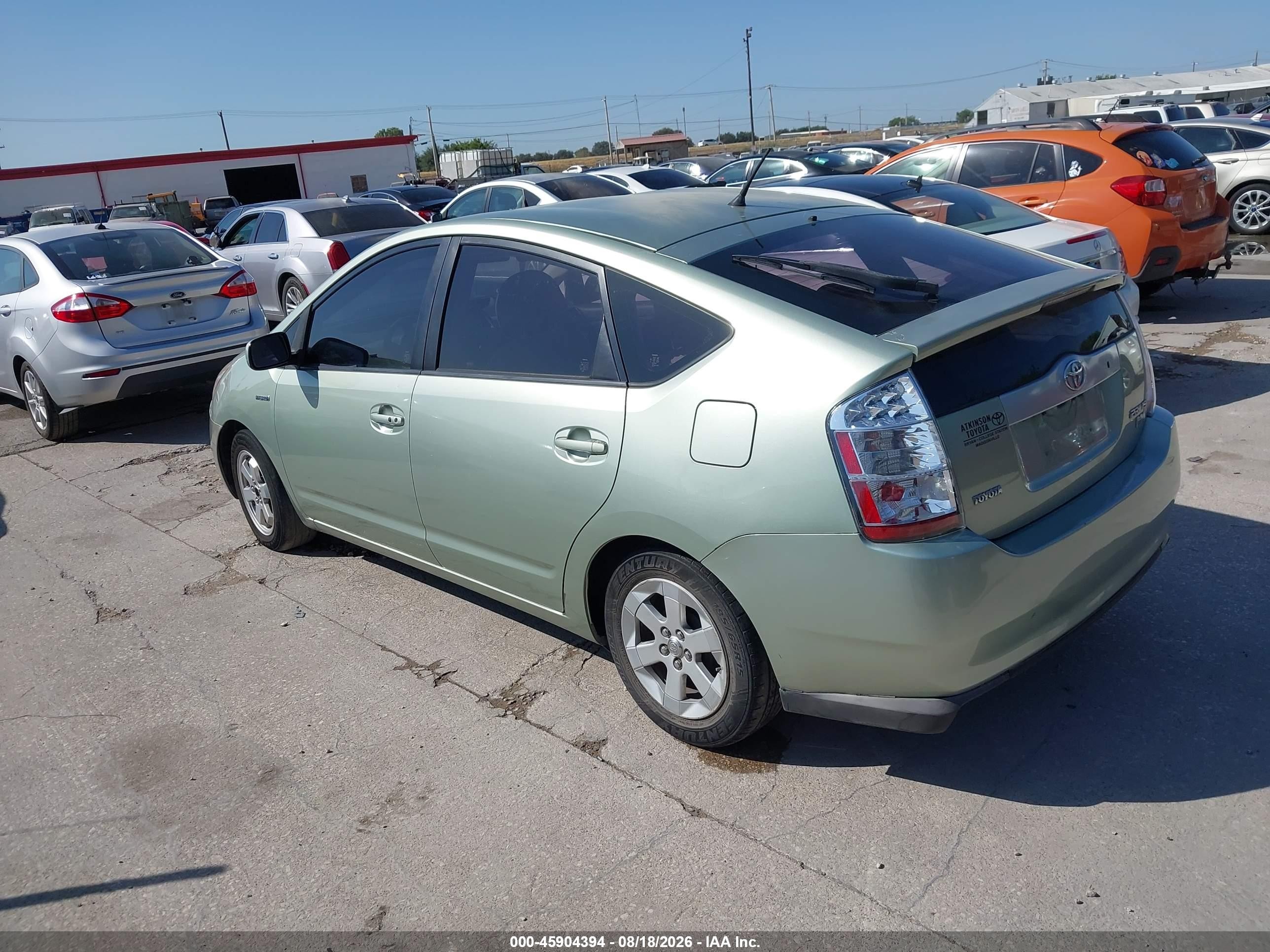 2008 Toyota Prius   Green vin: JTDKB20U983334782
