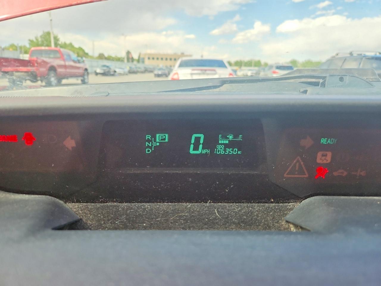 2008 Toyota Prius Base Red vin: JTDKB20U983336113