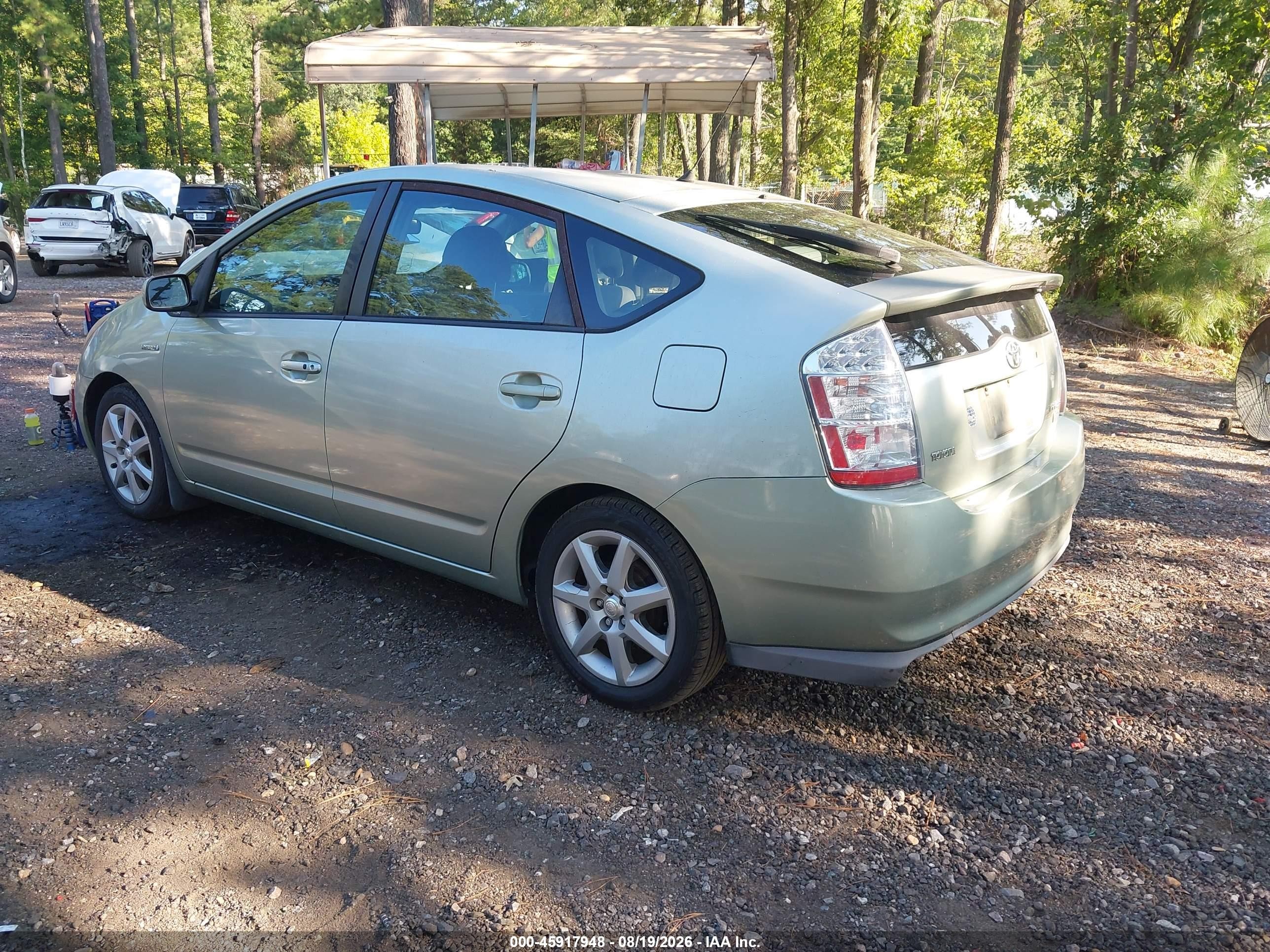 2008 Toyota Prius Touring Green vin: JTDKB20U983341005