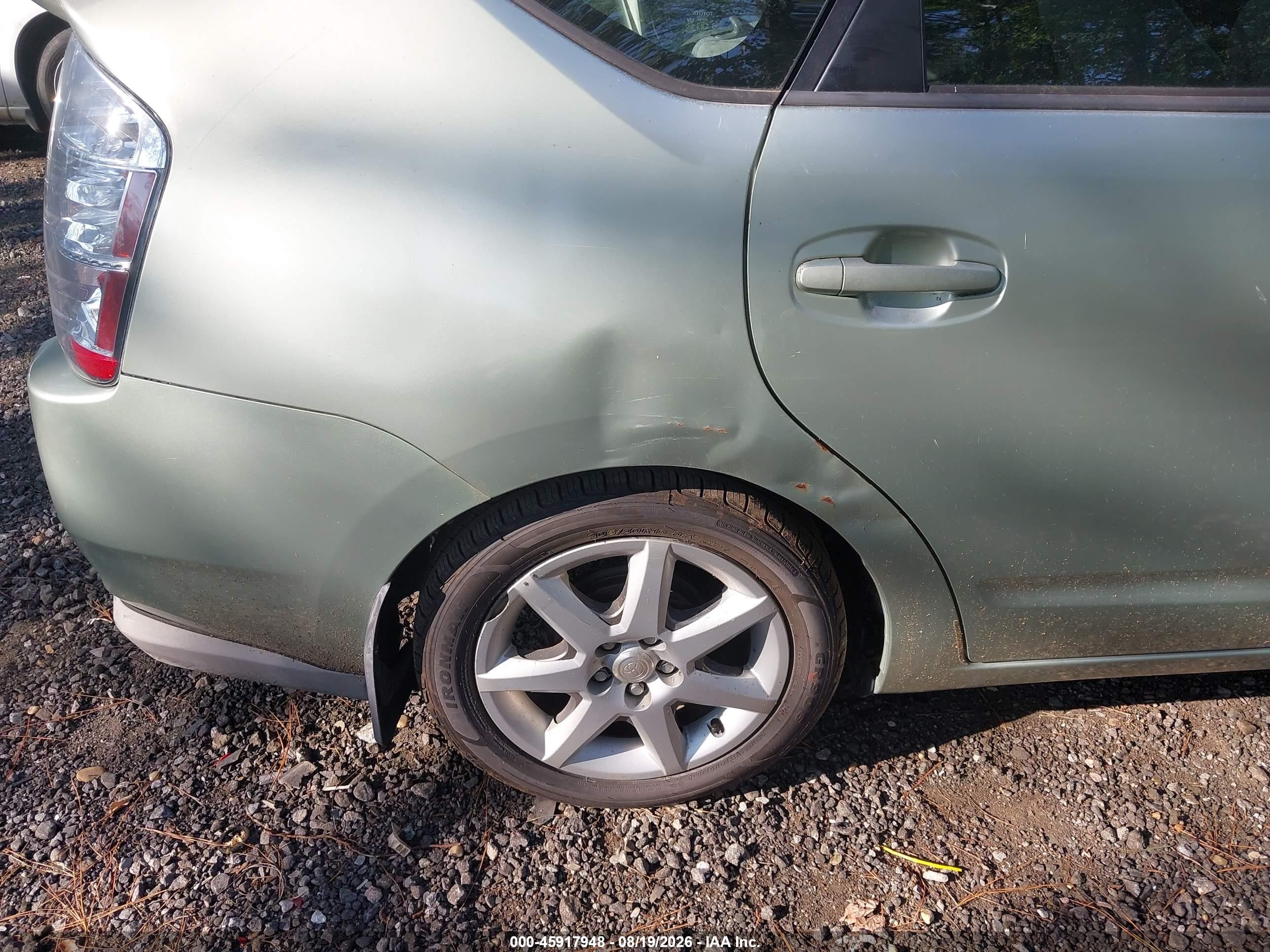 2008 Toyota Prius Touring Green vin: JTDKB20U983341005