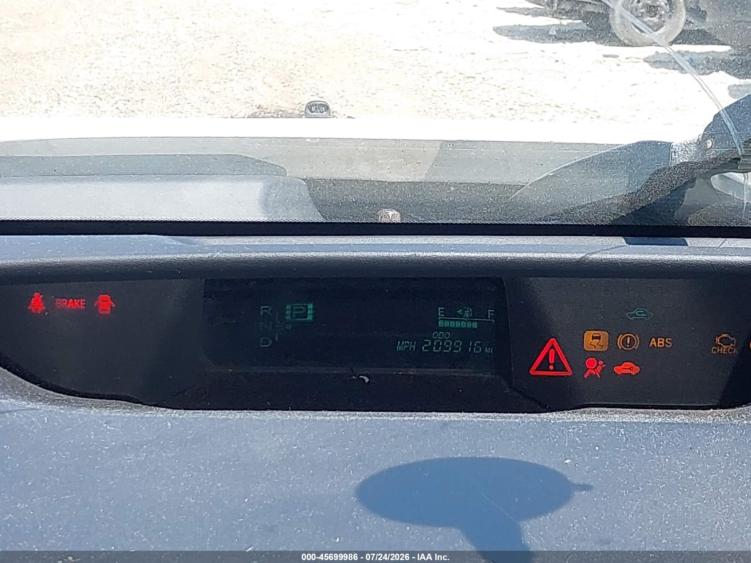 2008 Toyota Prius White vin: JTDKB20U983344129