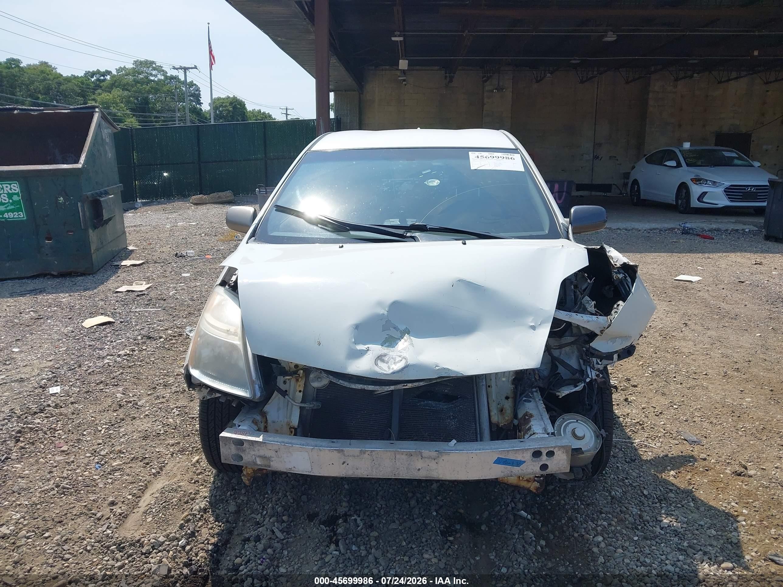2008 Toyota Prius White vin: JTDKB20U983344129