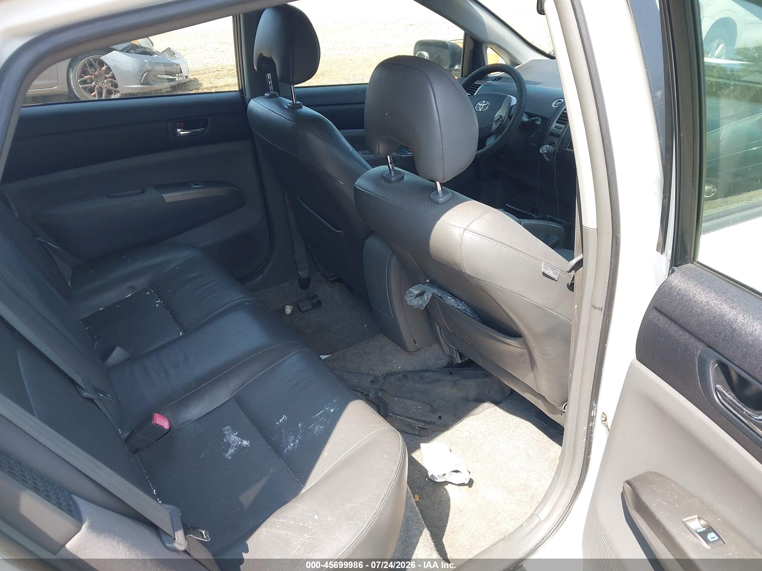 2008 Toyota Prius White vin: JTDKB20U983344129