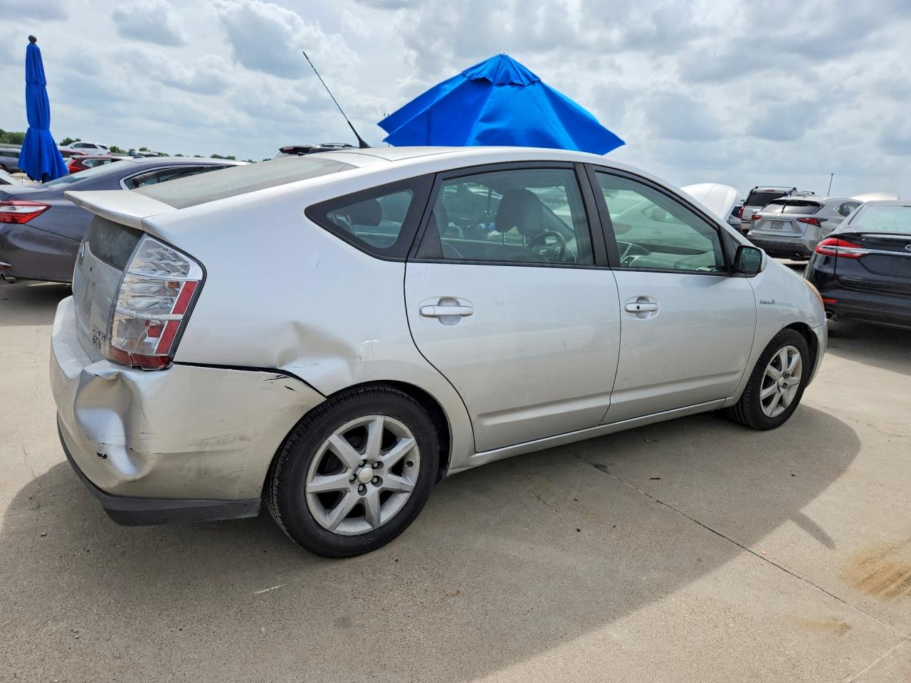 2008 Toyota Prius Touring Silver vin: JTDKB20U983344504