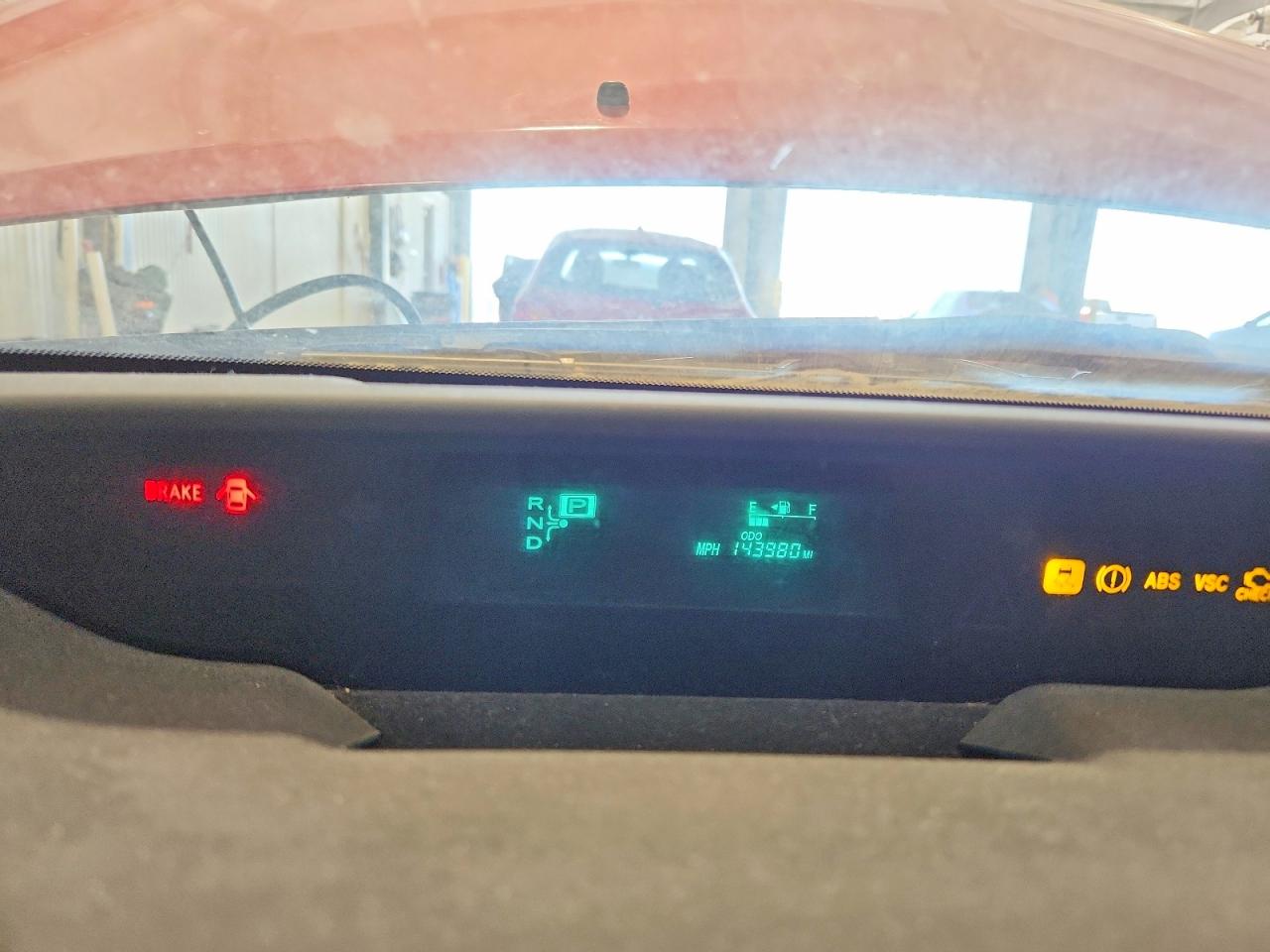 2008 Toyota Prius Base Red vin: JTDKB20U983346690