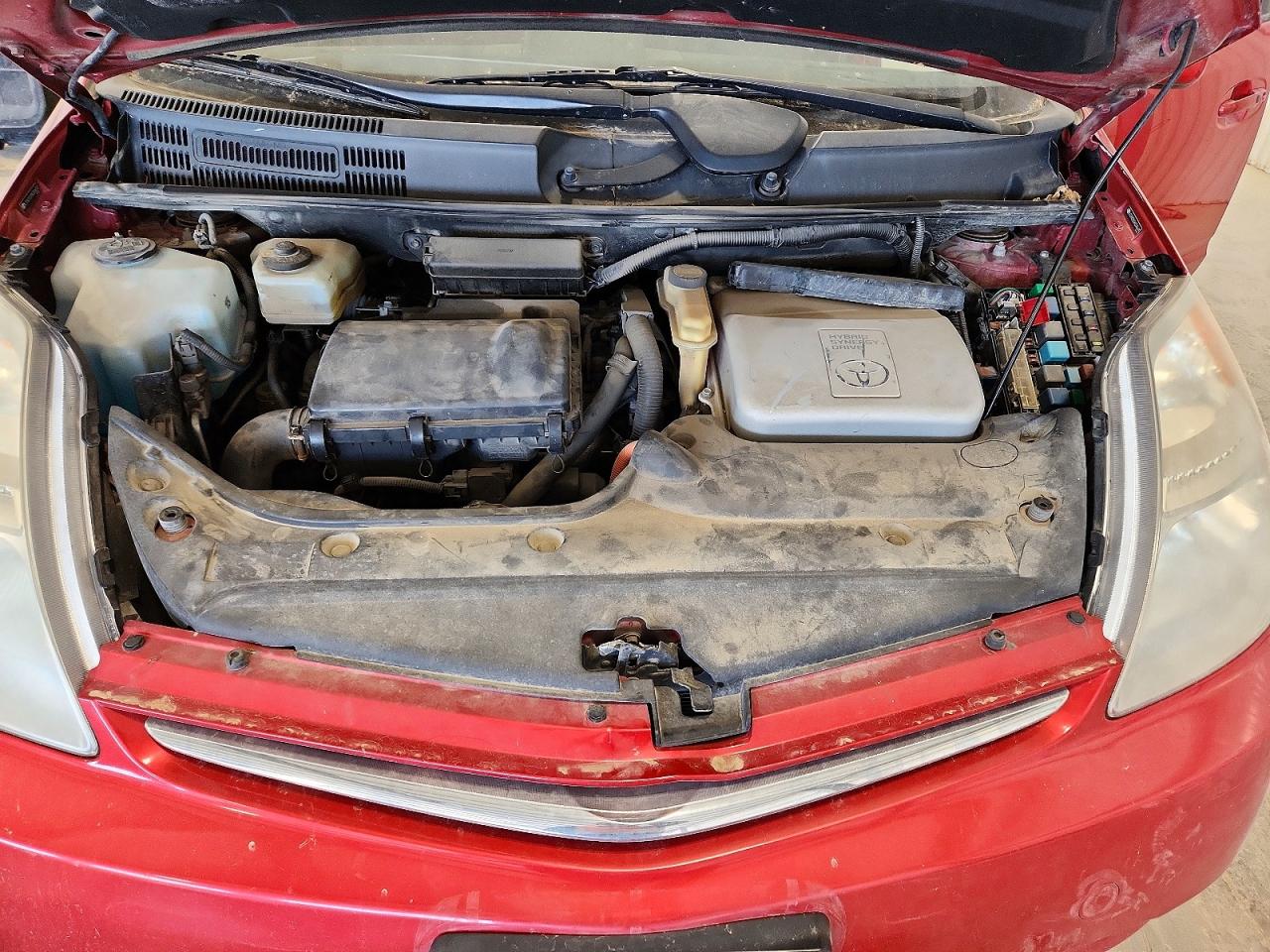 2008 Toyota Prius Base Red vin: JTDKB20U983346690