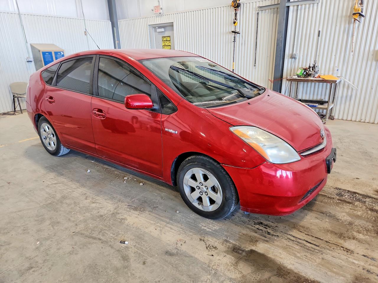 2008 Toyota Prius Base Red vin: JTDKB20U983346690