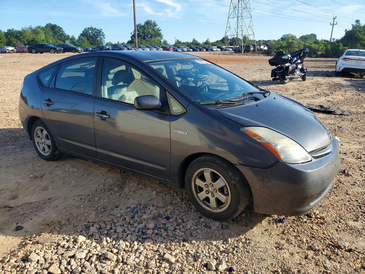 2008 Toyota Prius Base Gray vin: JTDKB20U983349394