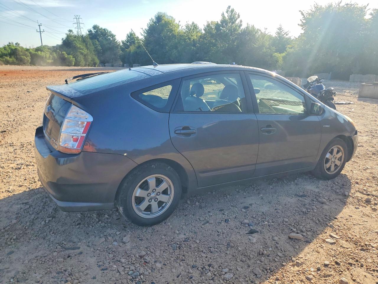 2008 Toyota Prius Base Gray vin: JTDKB20U983349394