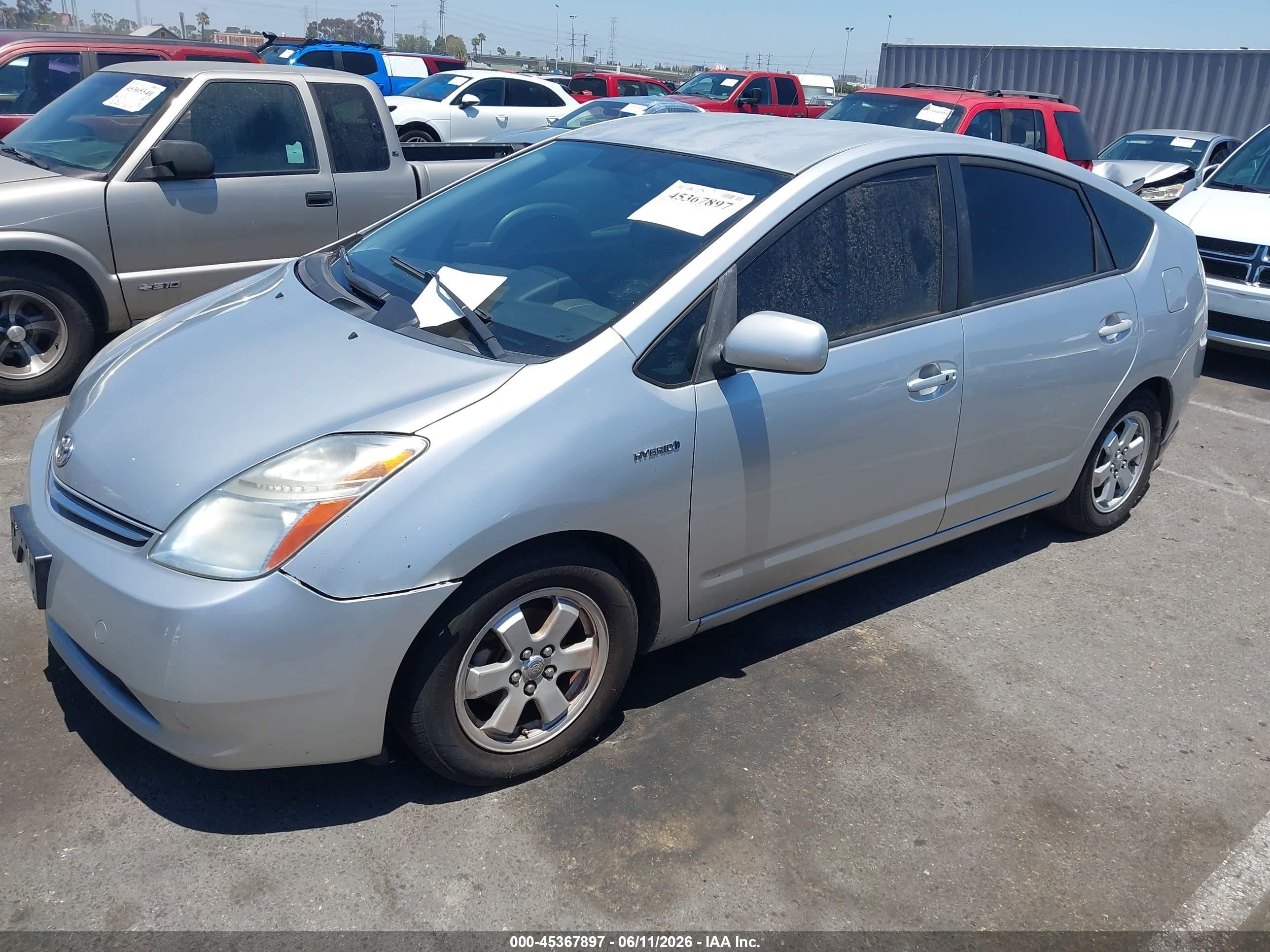 2008 Toyota Prius   Silver vin: JTDKB20U983363506