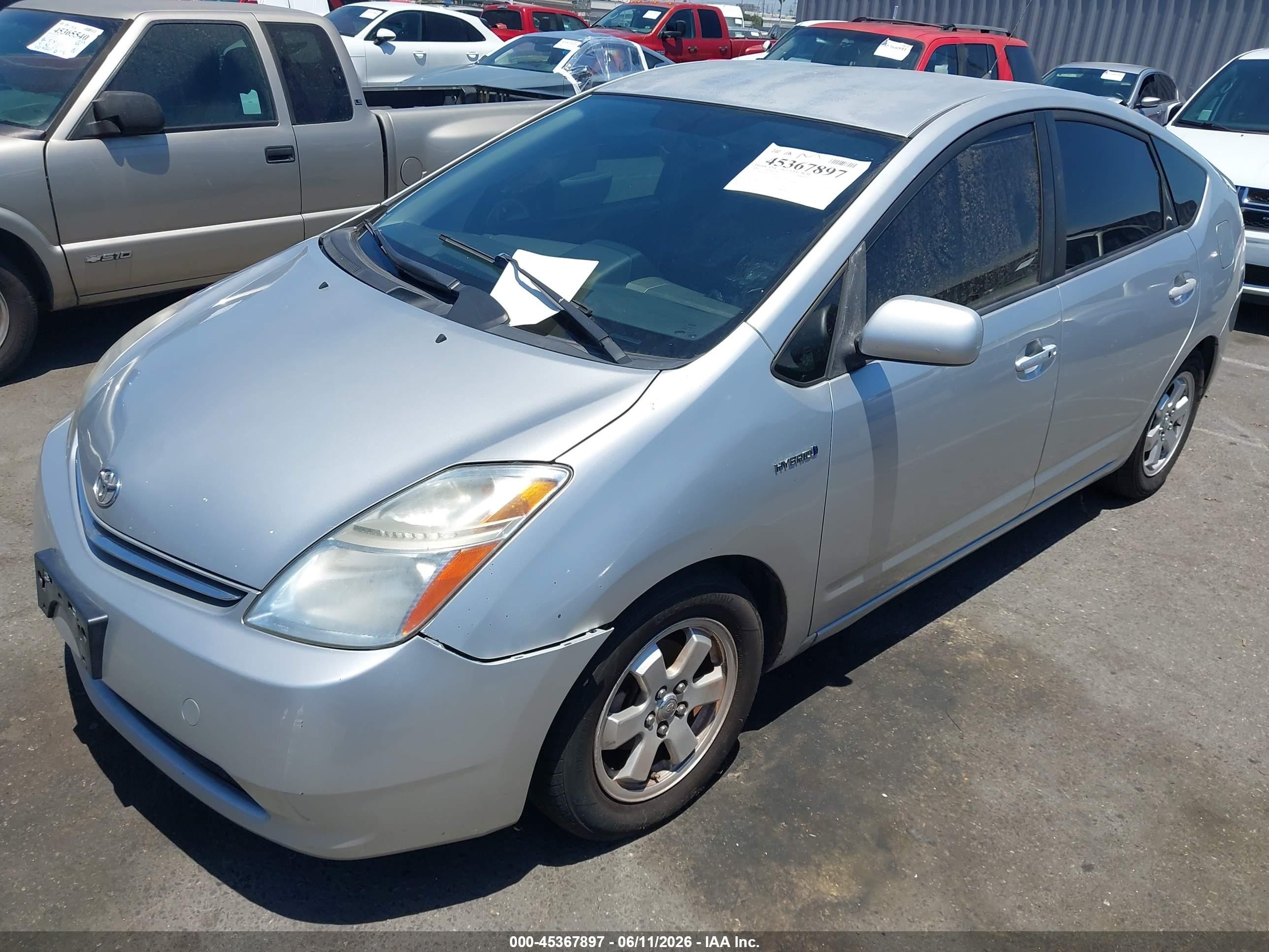 2008 Toyota Prius   Silver vin: JTDKB20U983363506