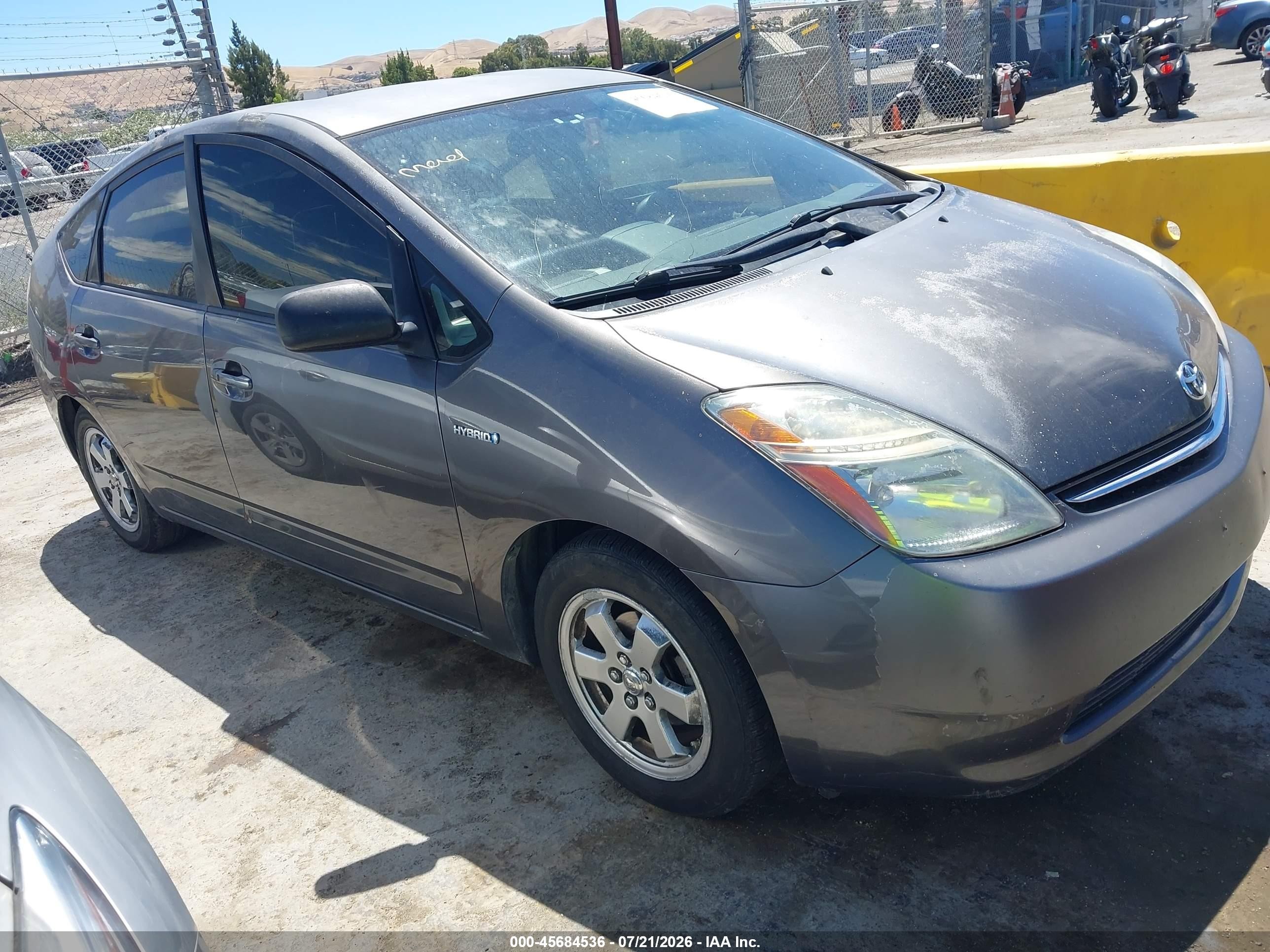 2008 Toyota Prius   Gray vin: JTDKB20U983364980
