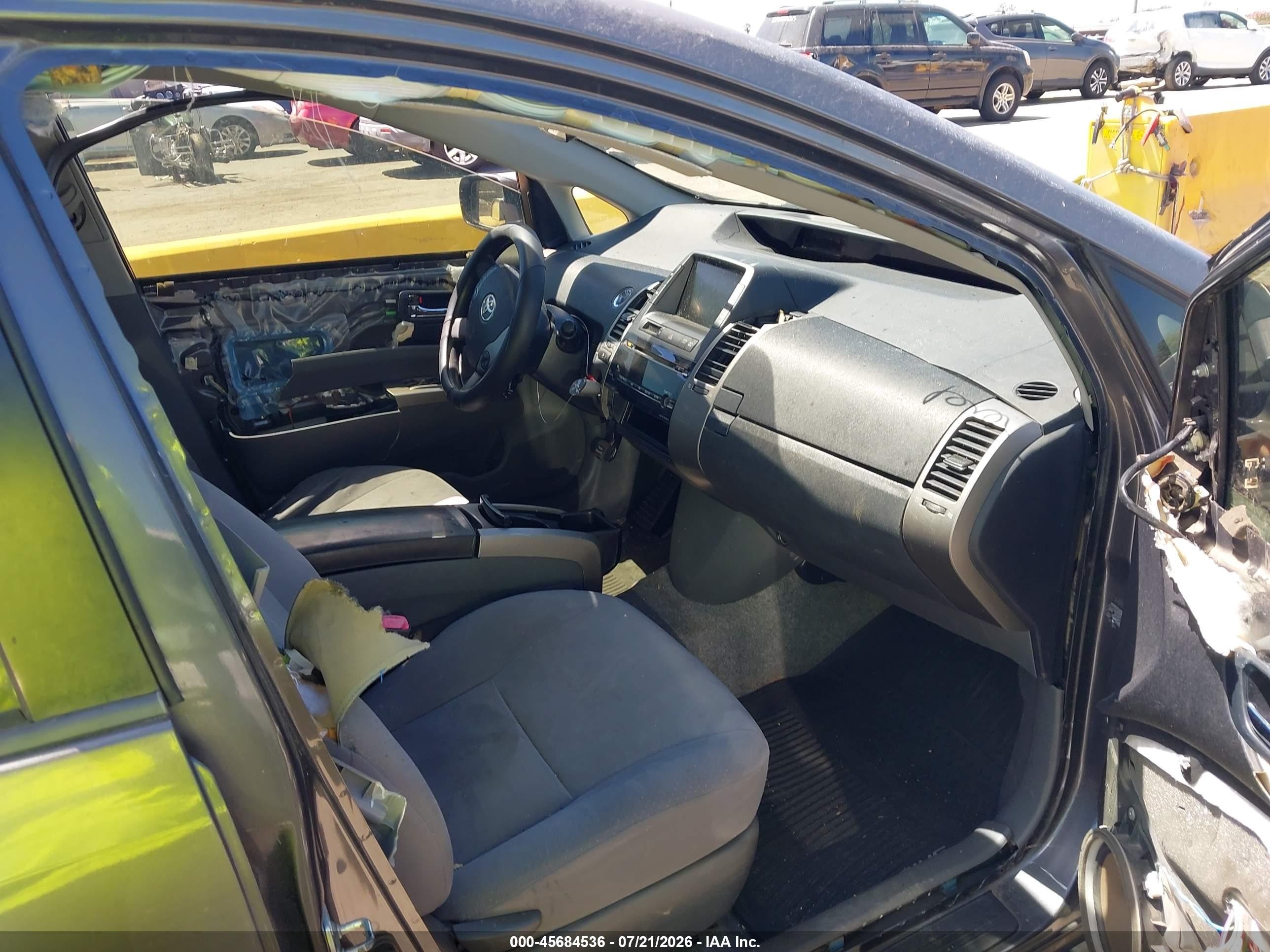 2008 Toyota Prius   Gray vin: JTDKB20U983364980