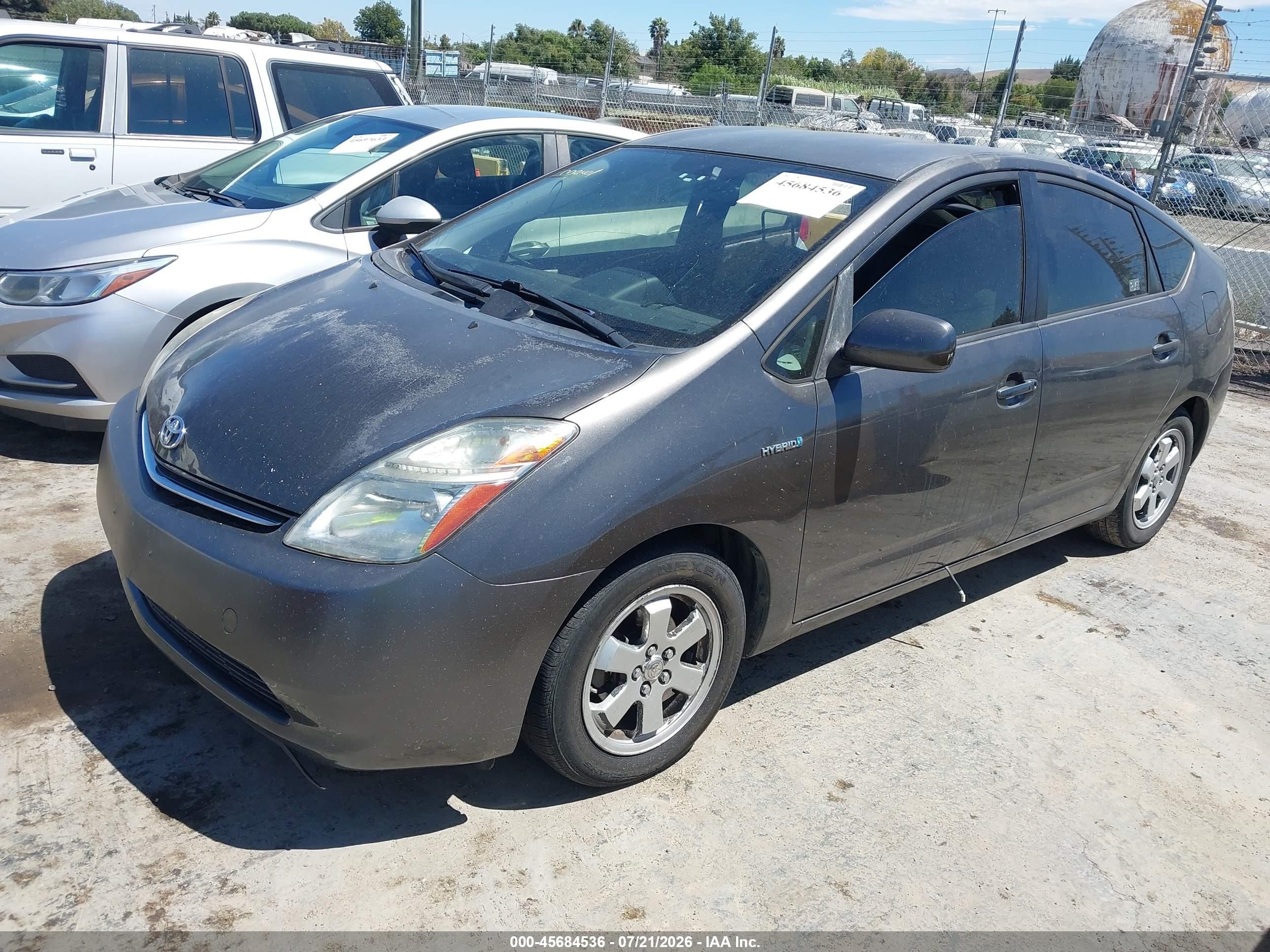 2008 Toyota Prius   Gray vin: JTDKB20U983364980