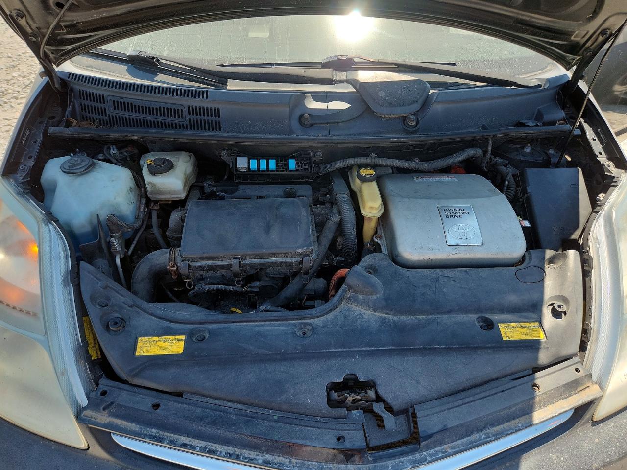 2008 Toyota Prius Base Gray vin: JTDKB20U983366874