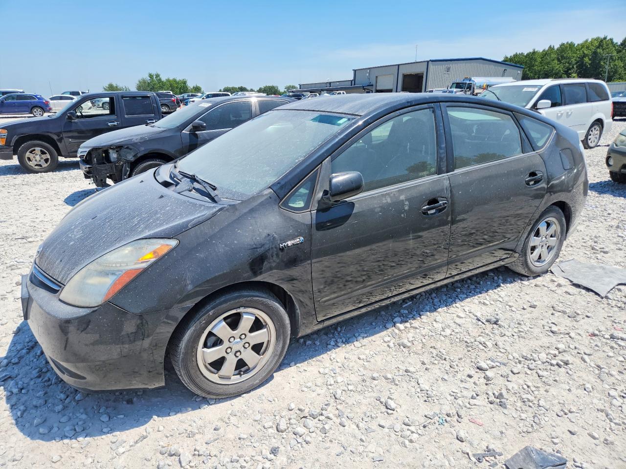 2008 Toyota Prius Base Gray vin: JTDKB20U983366874