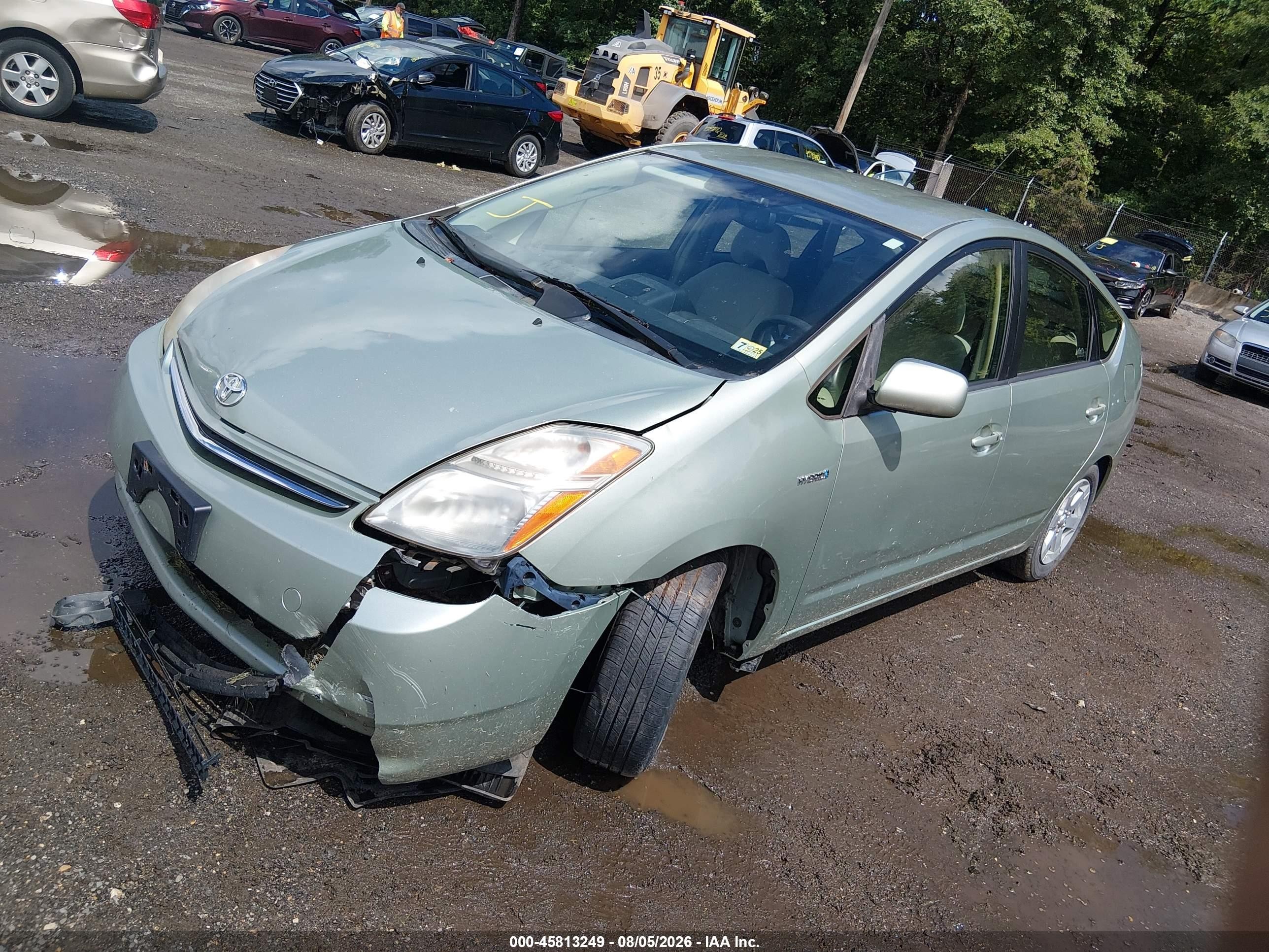 2008 Toyota Prius   Green vin: JTDKB20U983372481