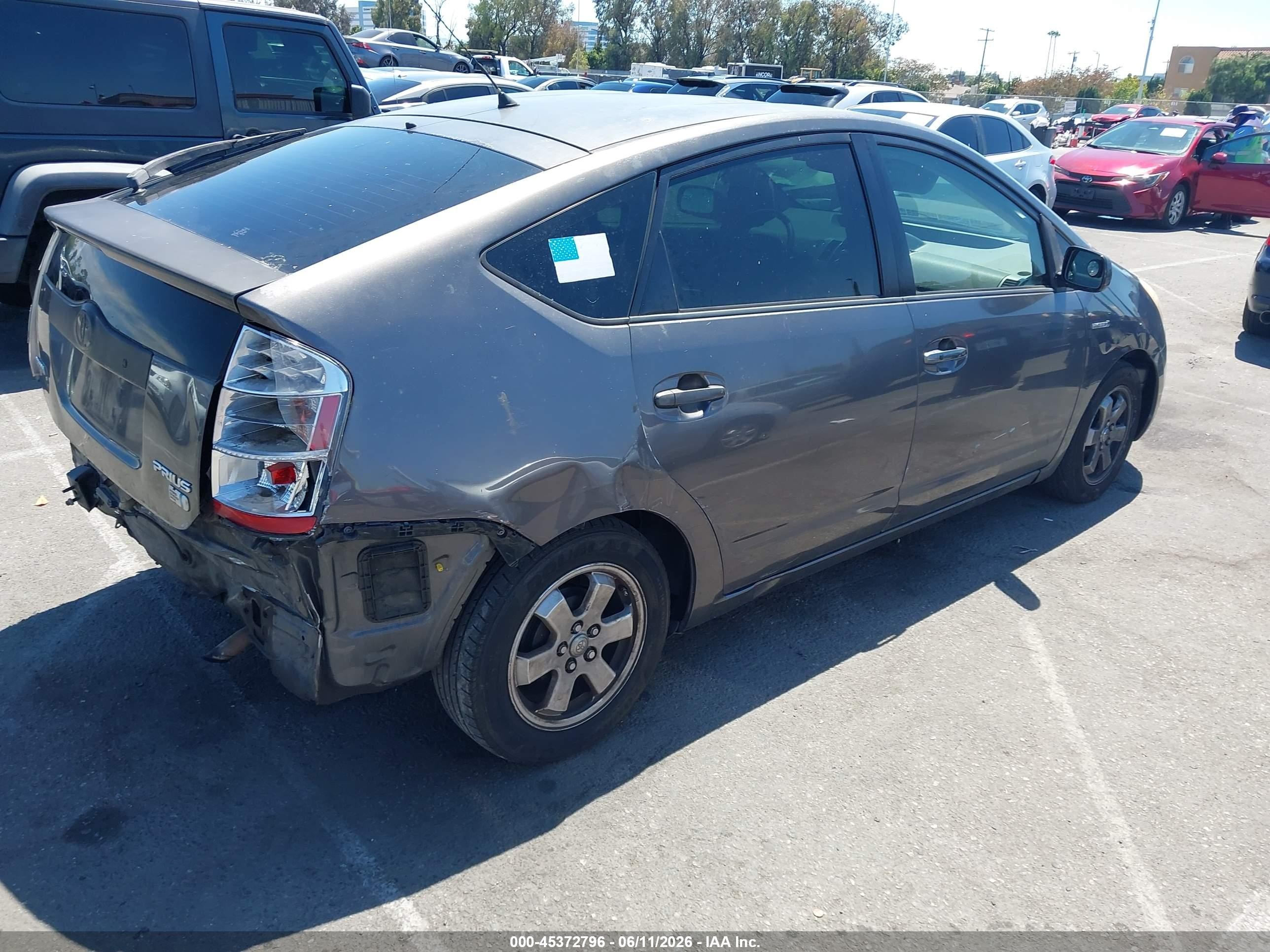 2008 Toyota Prius   Gray vin: JTDKB20U983373503