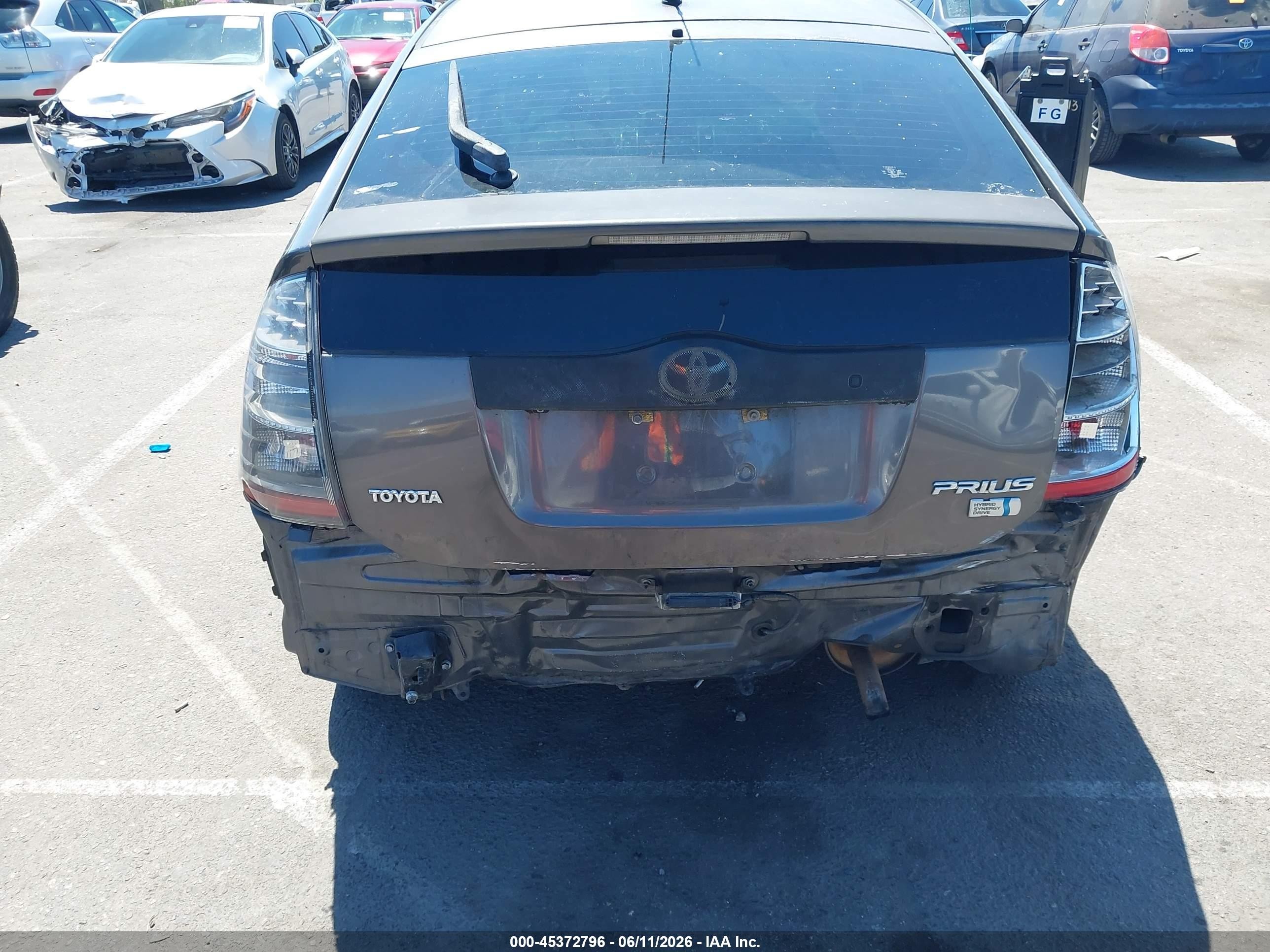 2008 Toyota Prius   Gray vin: JTDKB20U983373503