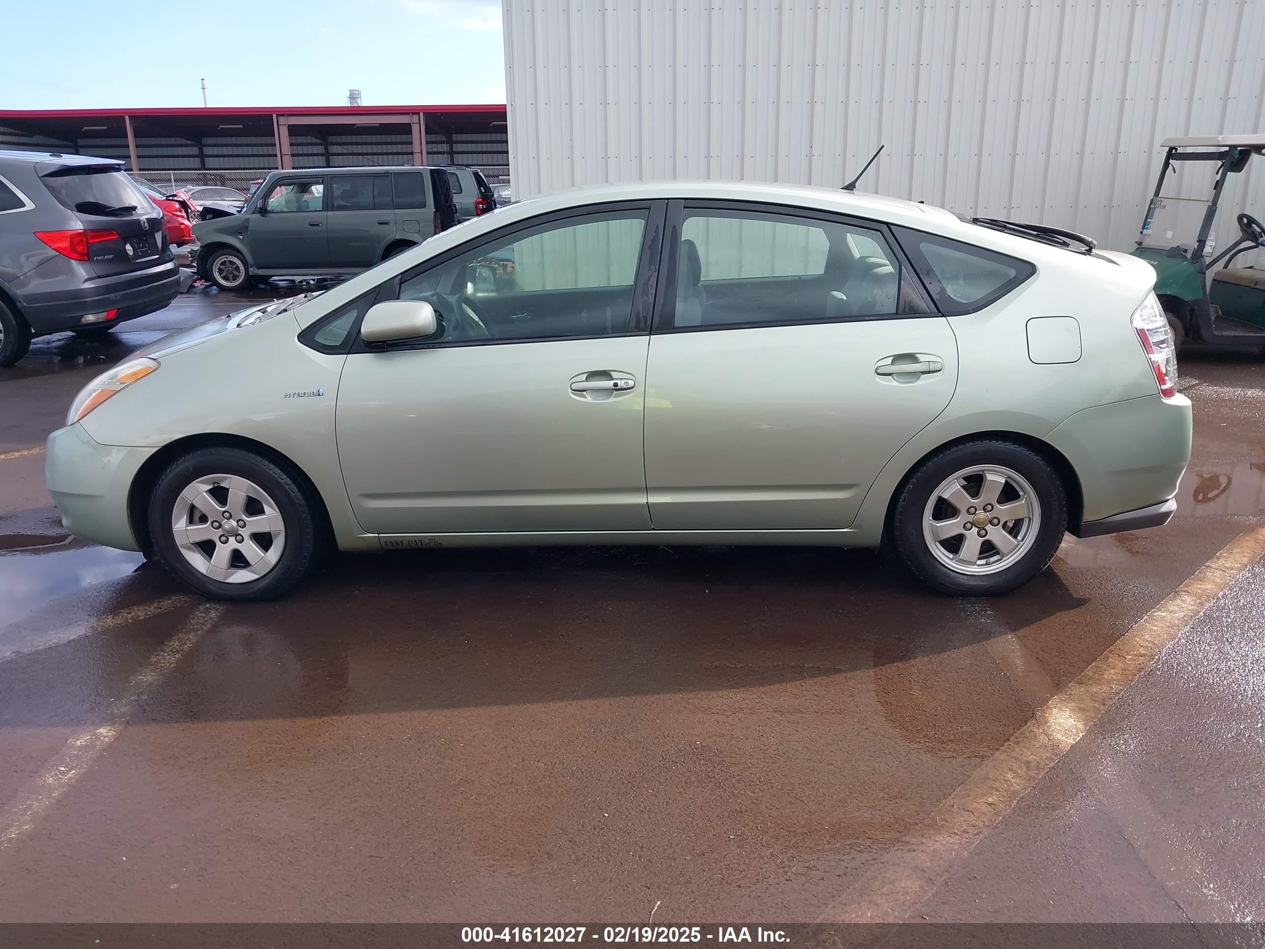 2008 Toyota Prius Standard/touring Green vin: JTDKB20U983383481