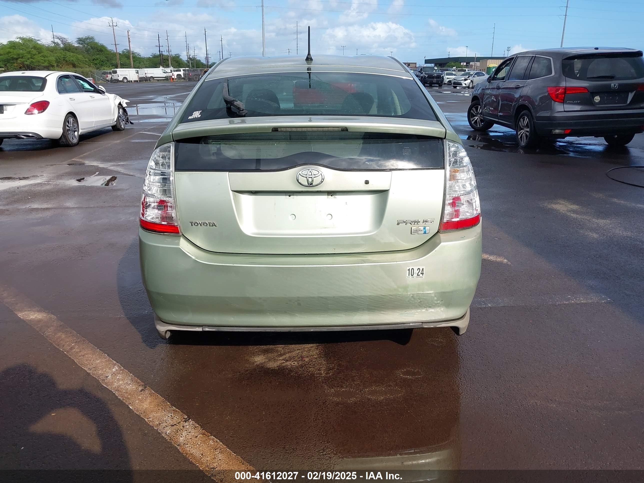 2008 Toyota Prius Standard/touring Green vin: JTDKB20U983383481