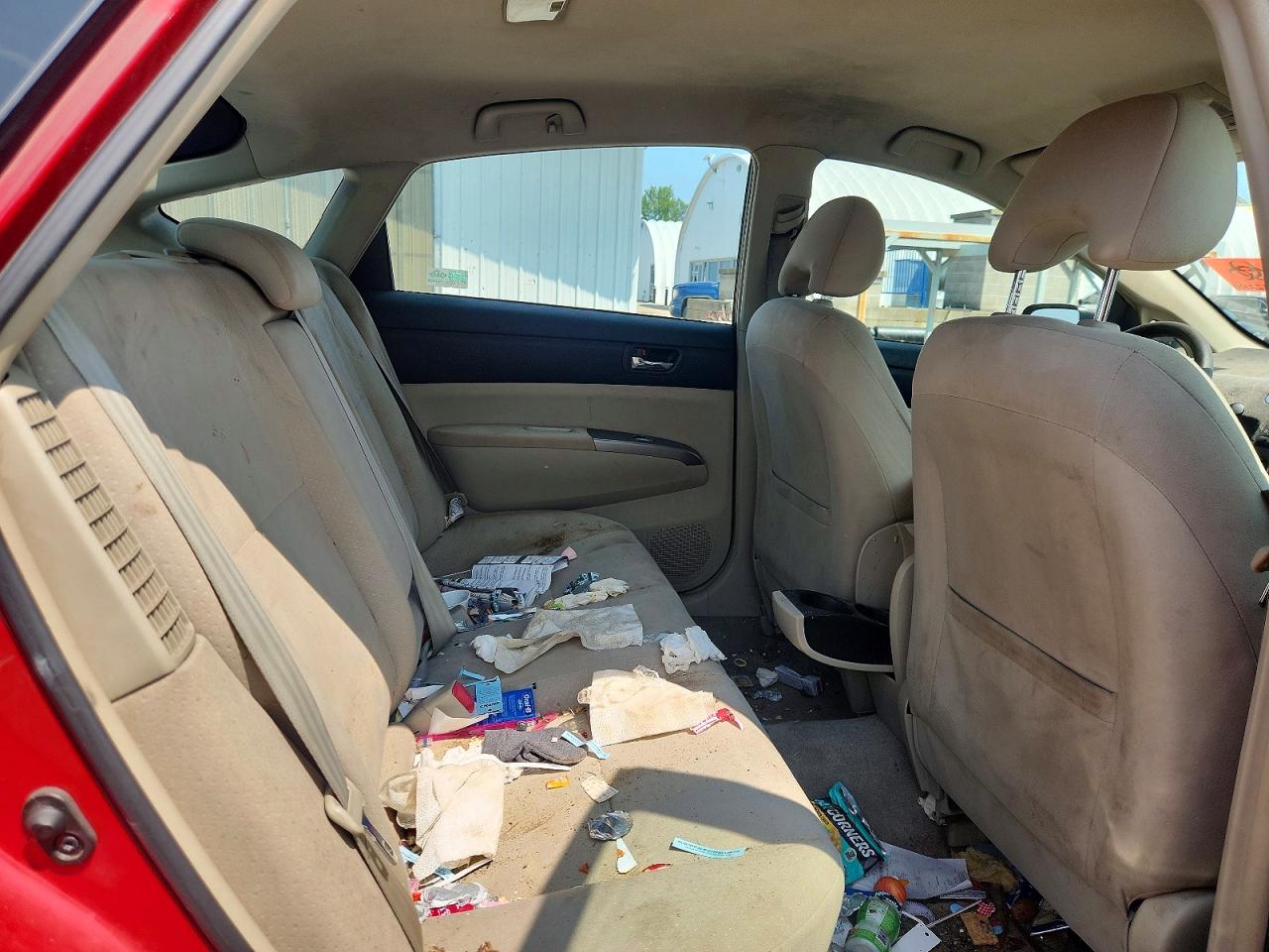 2008 Toyota Prius Base Red vin: JTDKB20U983392892