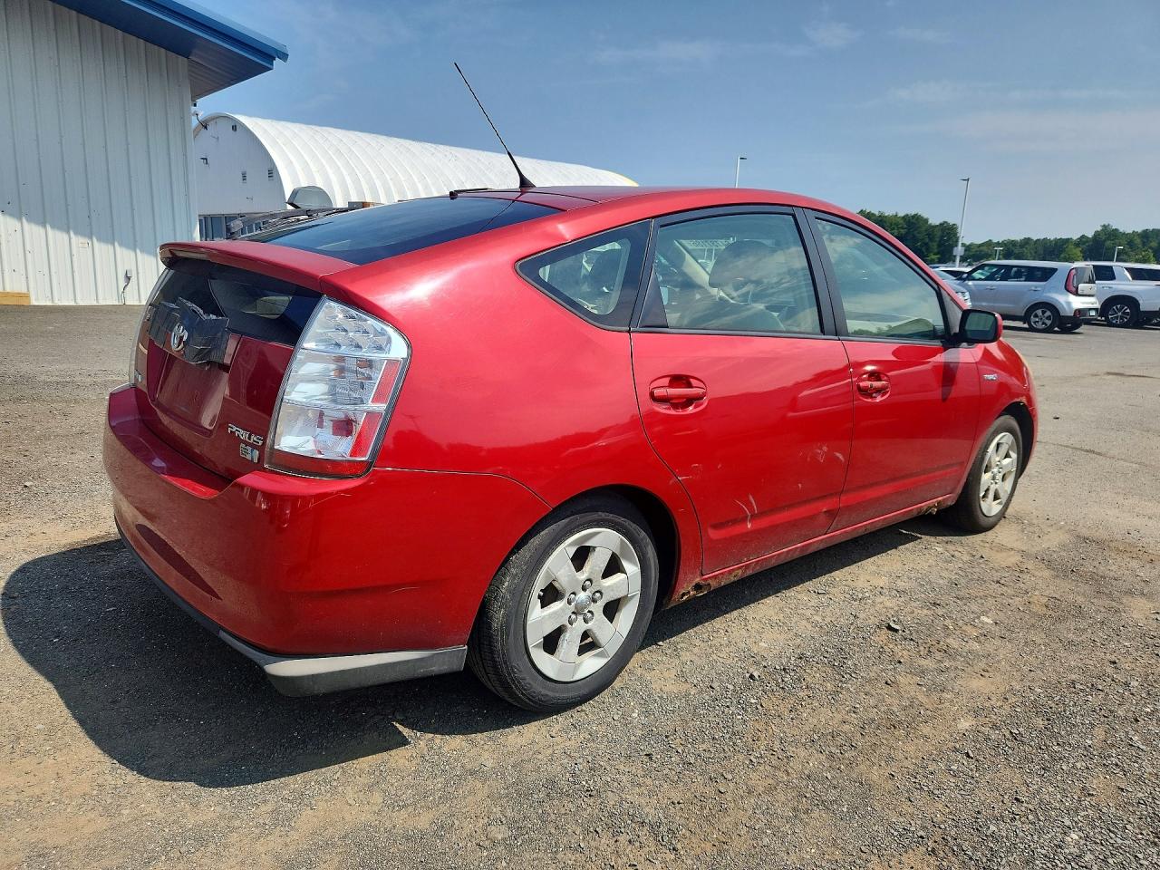 2008 Toyota Prius Base Red vin: JTDKB20U983392892