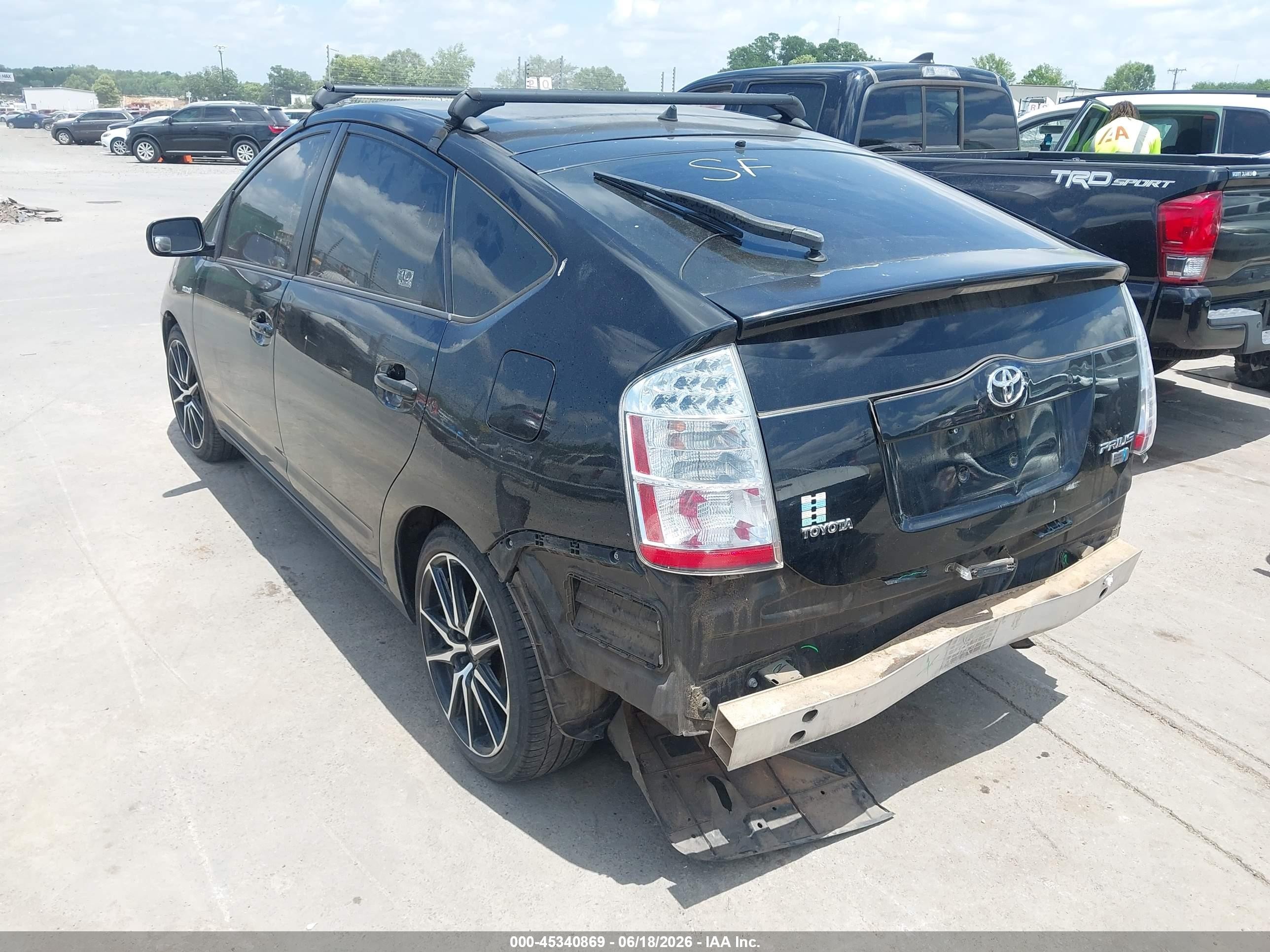 2008 Toyota Prius   Black vin: JTDKB20U983412638
