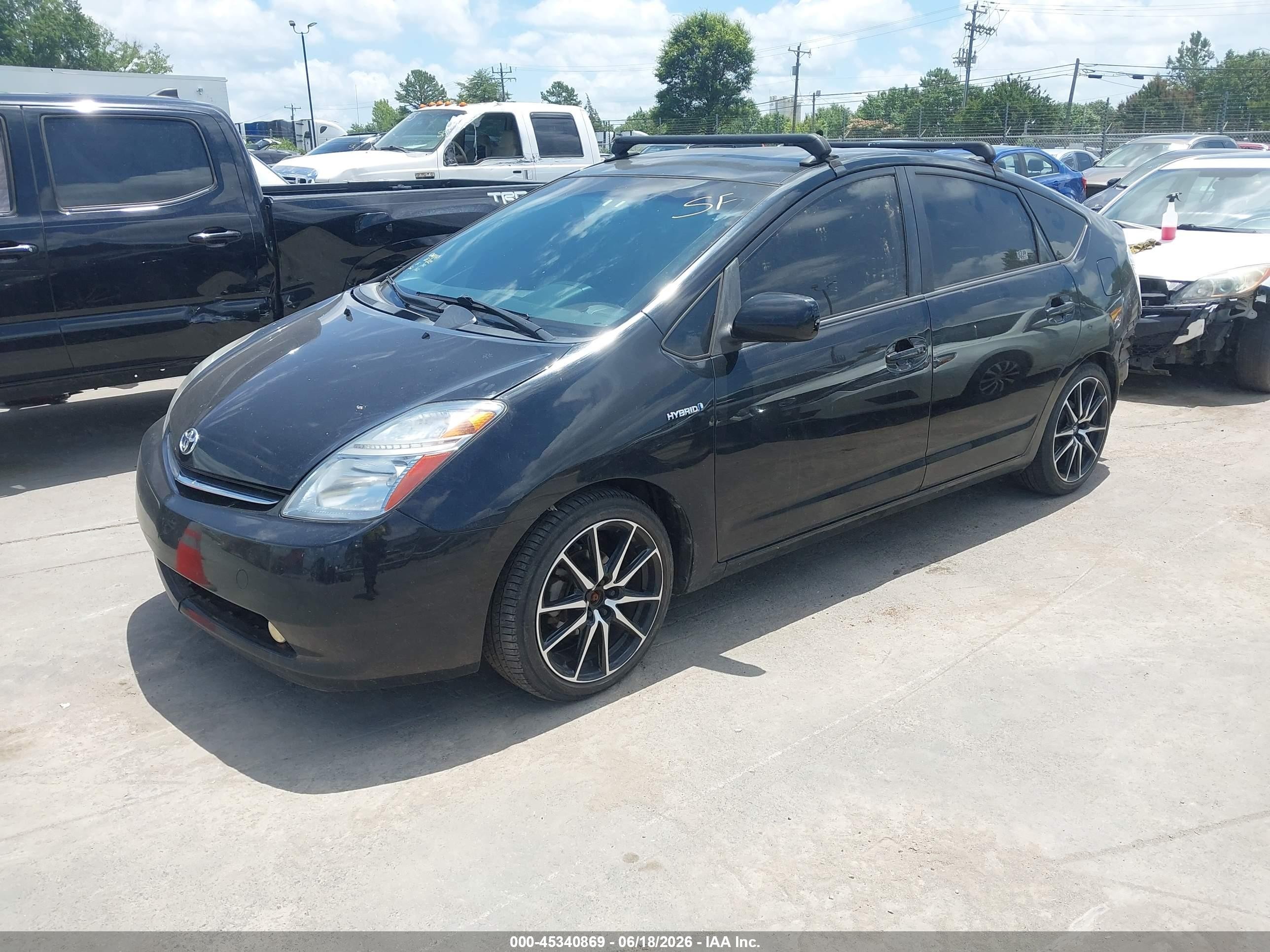 2008 Toyota Prius   Black vin: JTDKB20U983412638