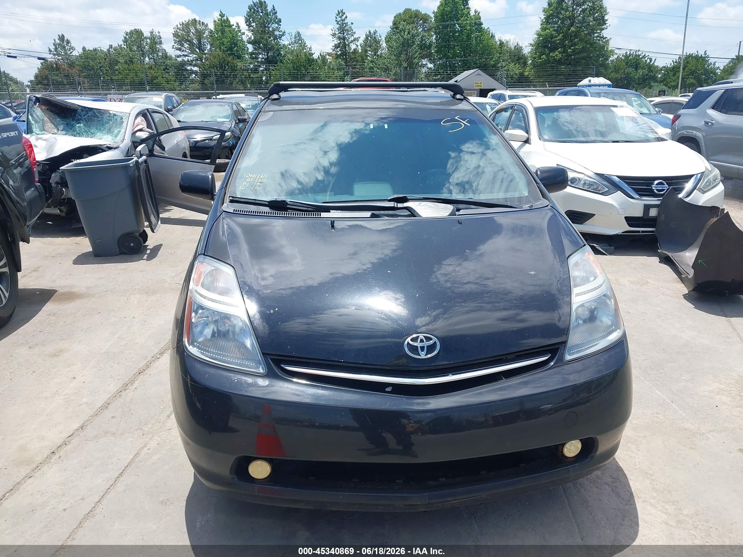 2008 Toyota Prius   Black vin: JTDKB20U983412638
