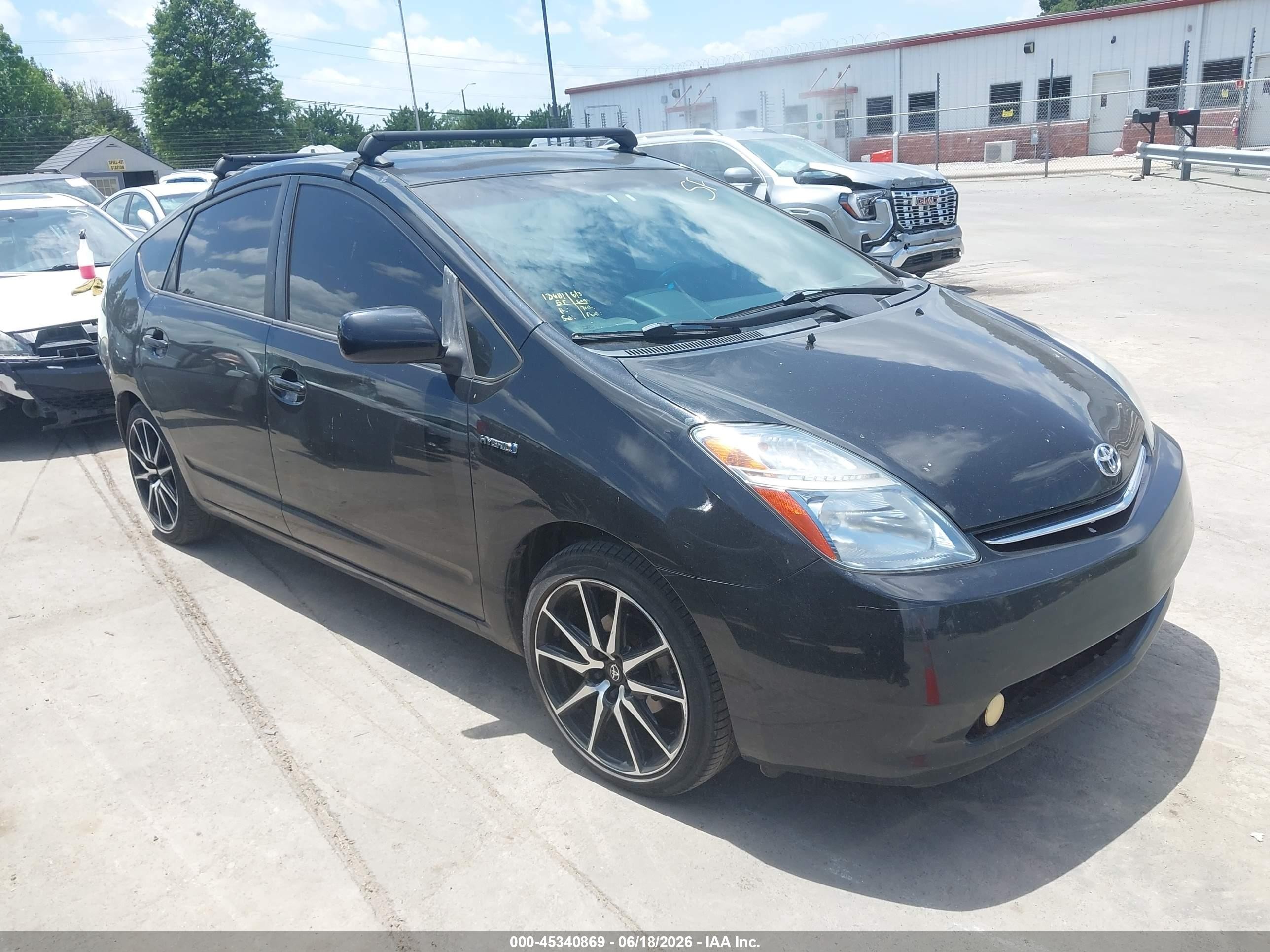 2008 Toyota Prius   Black vin: JTDKB20U983412638