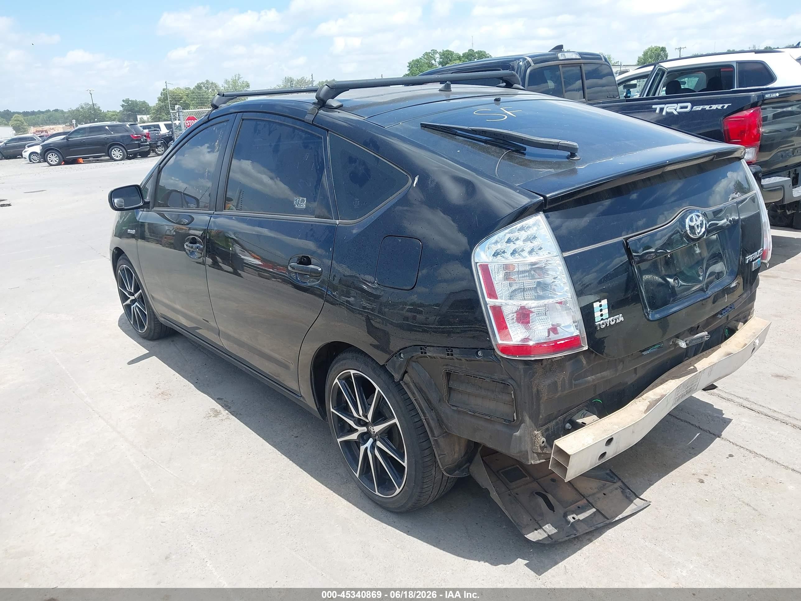 2008 Toyota Prius   Black vin: JTDKB20U983412638