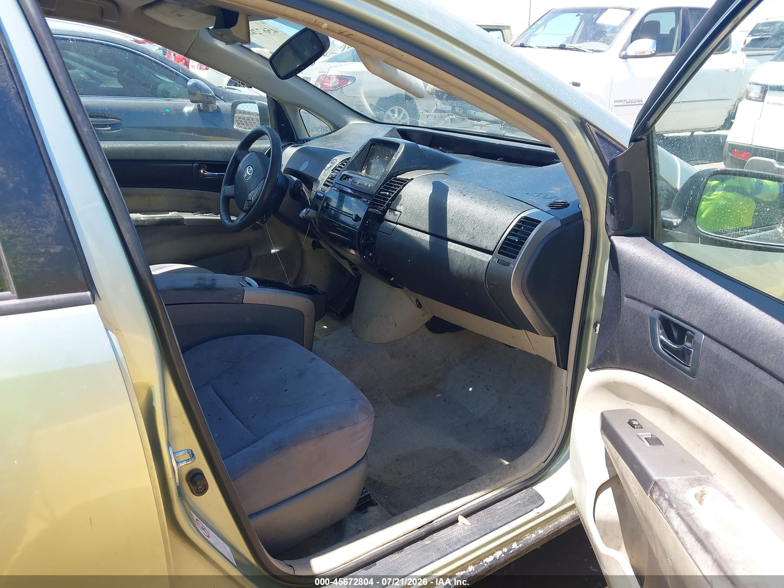 2008 Toyota Prius   Зеленый vin: JTDKB20U983413398