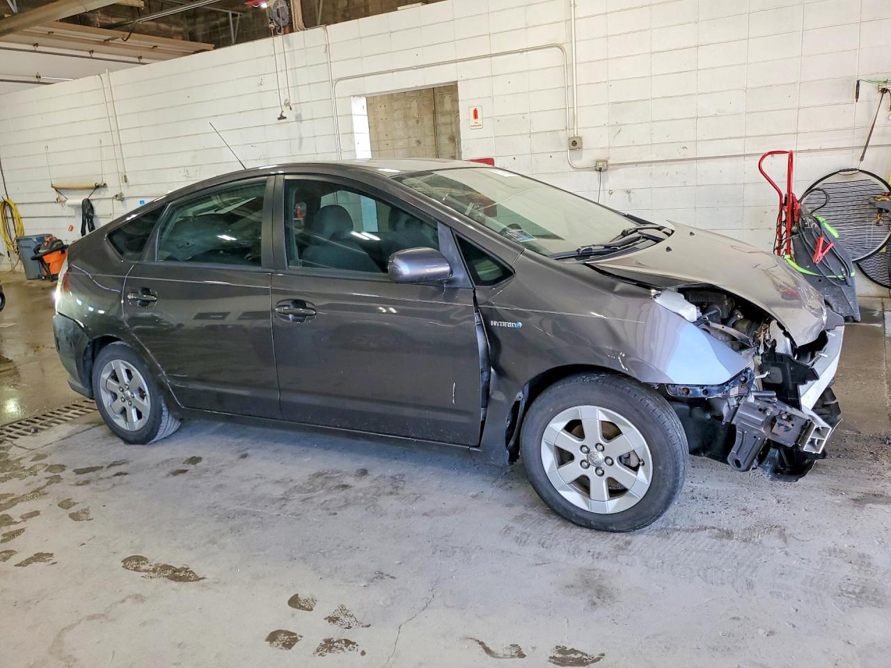 2008 Toyota Prius Base Gray vin: JTDKB20U983417158