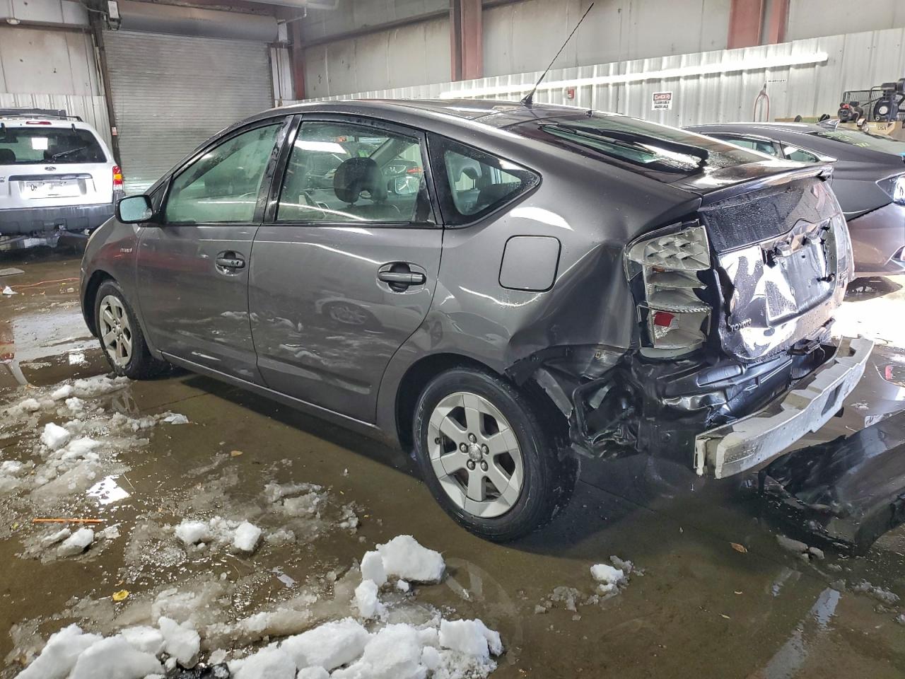 2008 Toyota Prius Base Gray vin: JTDKB20U983430430