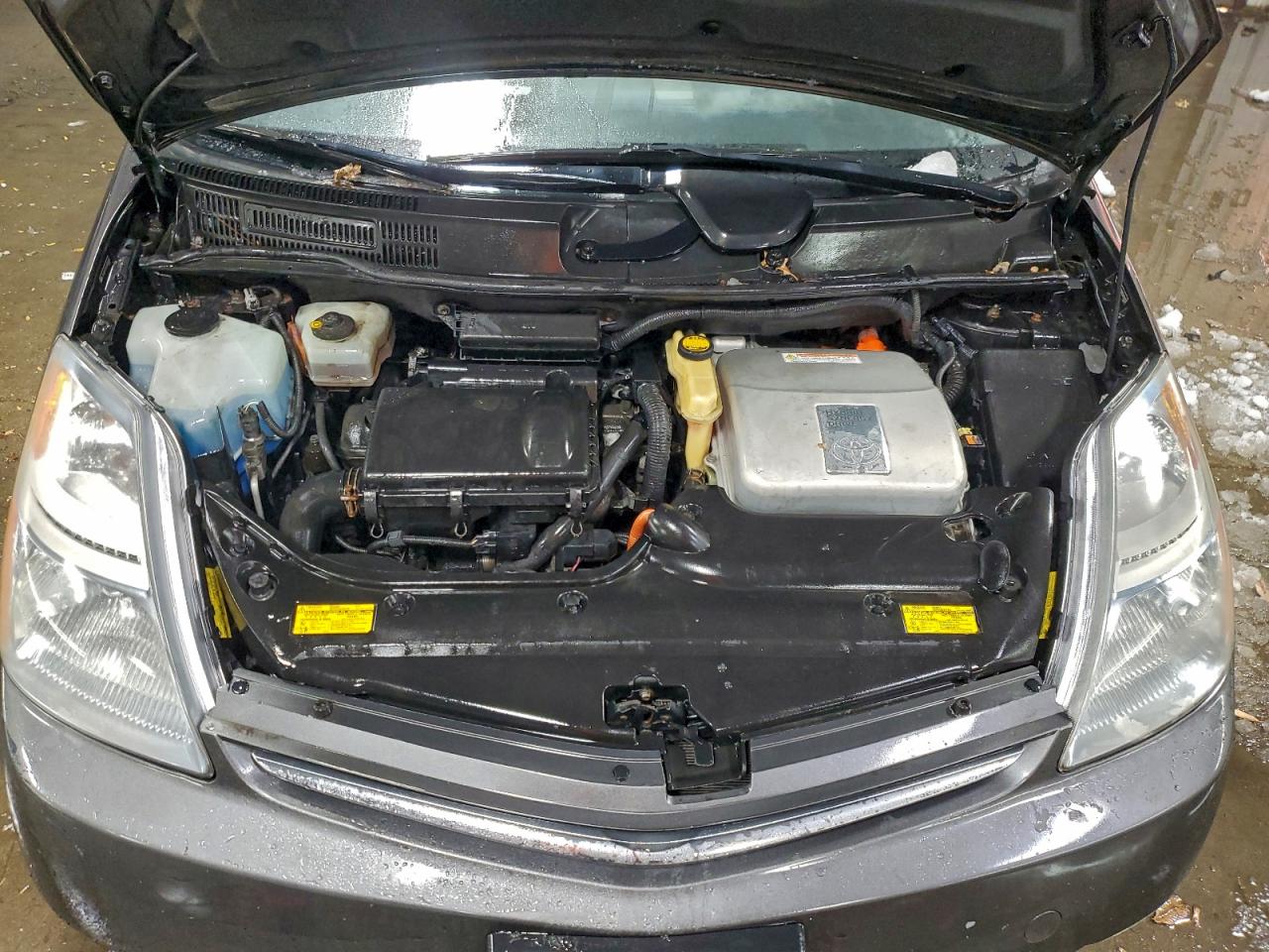 2008 Toyota Prius Base Gray vin: JTDKB20U983430430