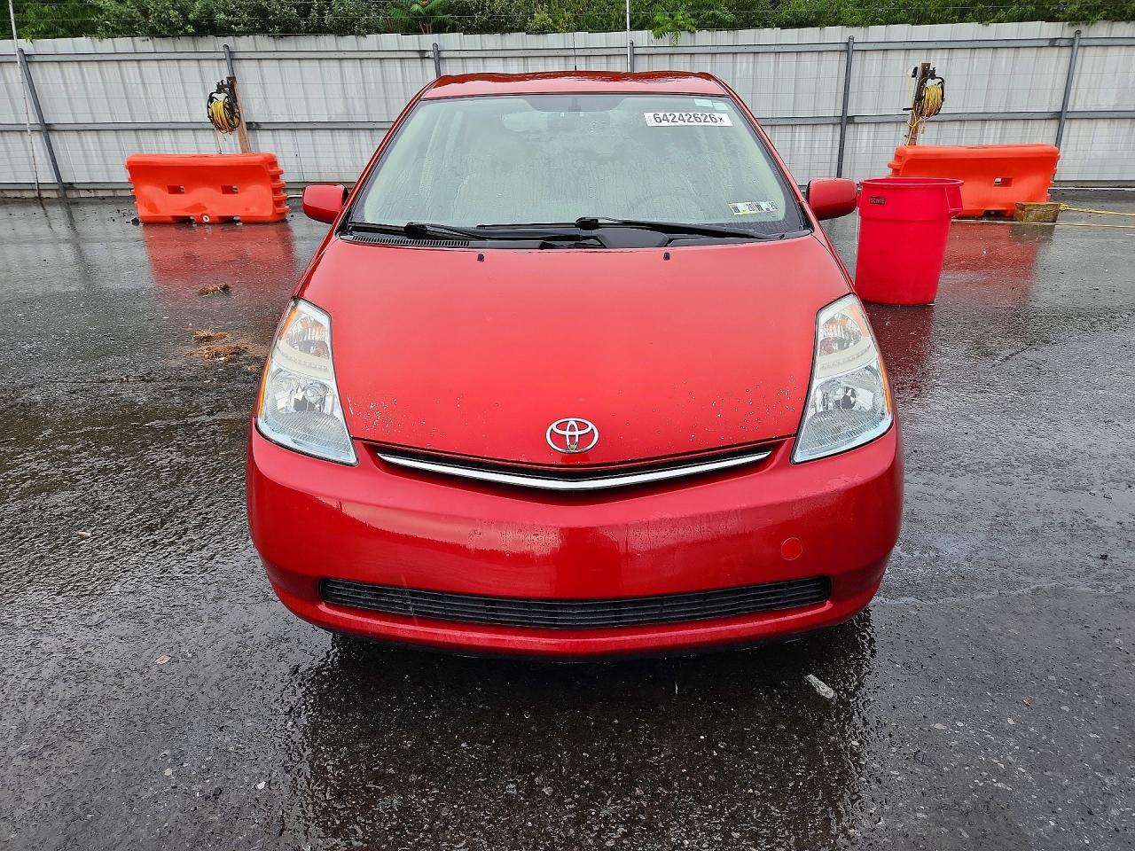 2008 Toyota Prius Base Красный vin: JTDKB20U983430668